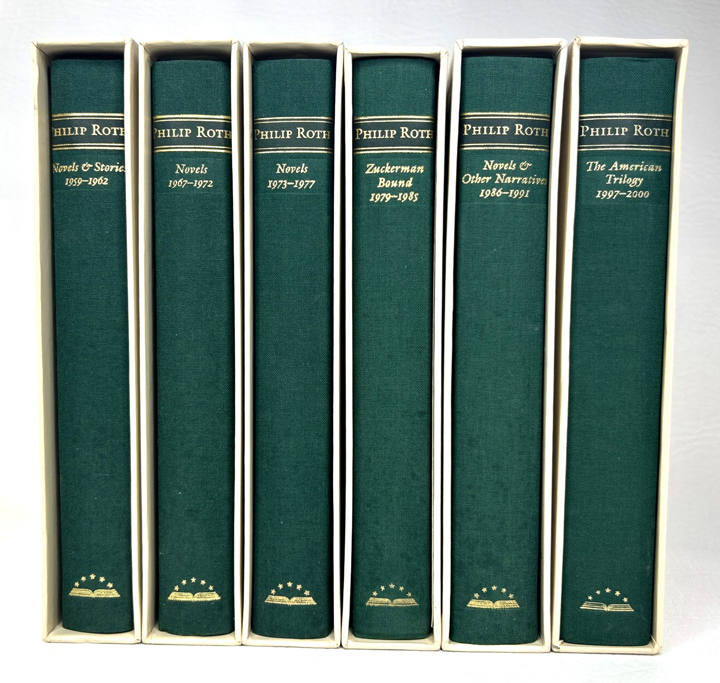 Philip Roth Novels Library of America Slipcase HC Books LOA Collection 6 Volumes