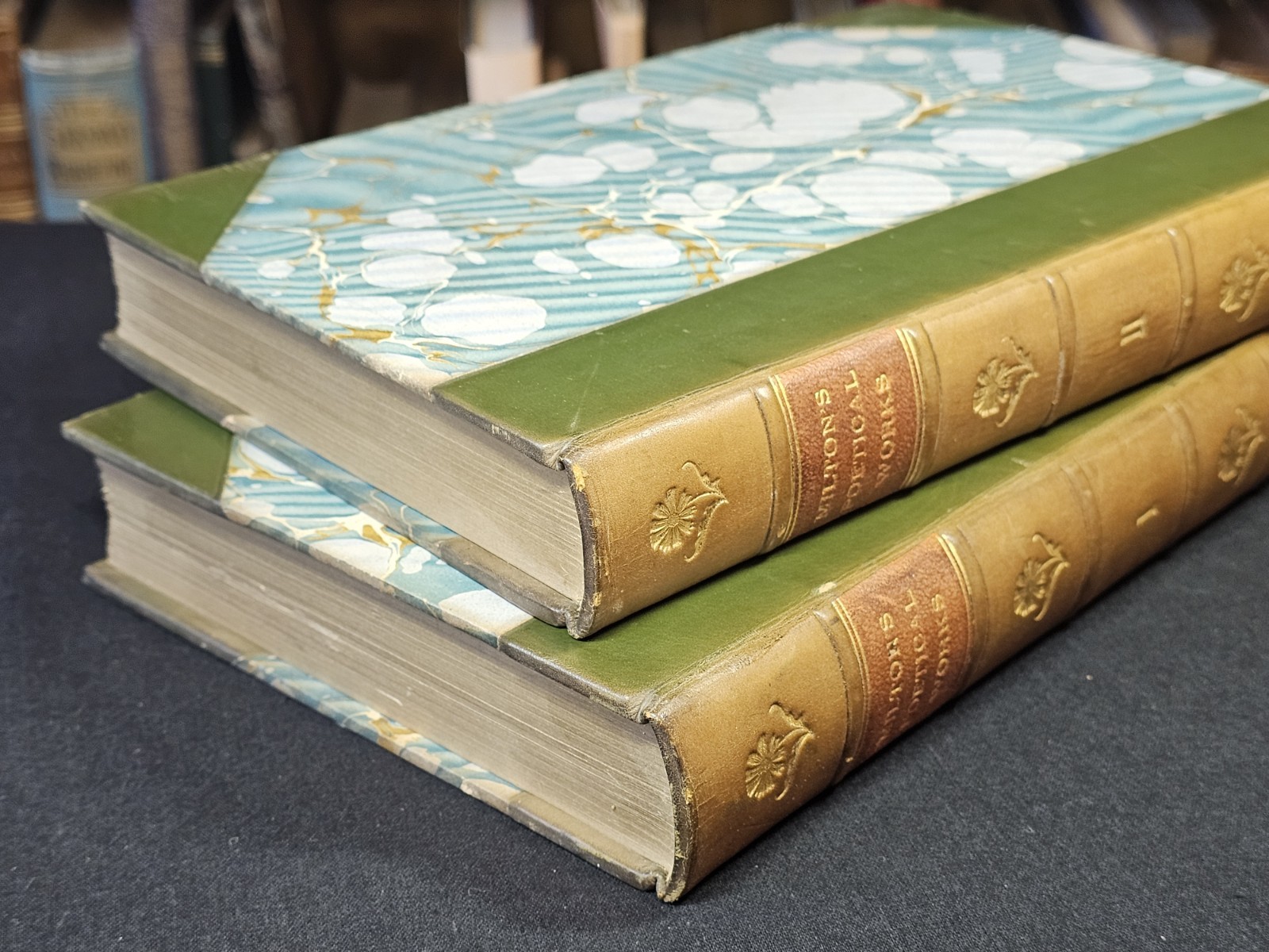 1901 The Poetical Works of John Milton Inc PARADISE LOST 2 Vol COMUS etc