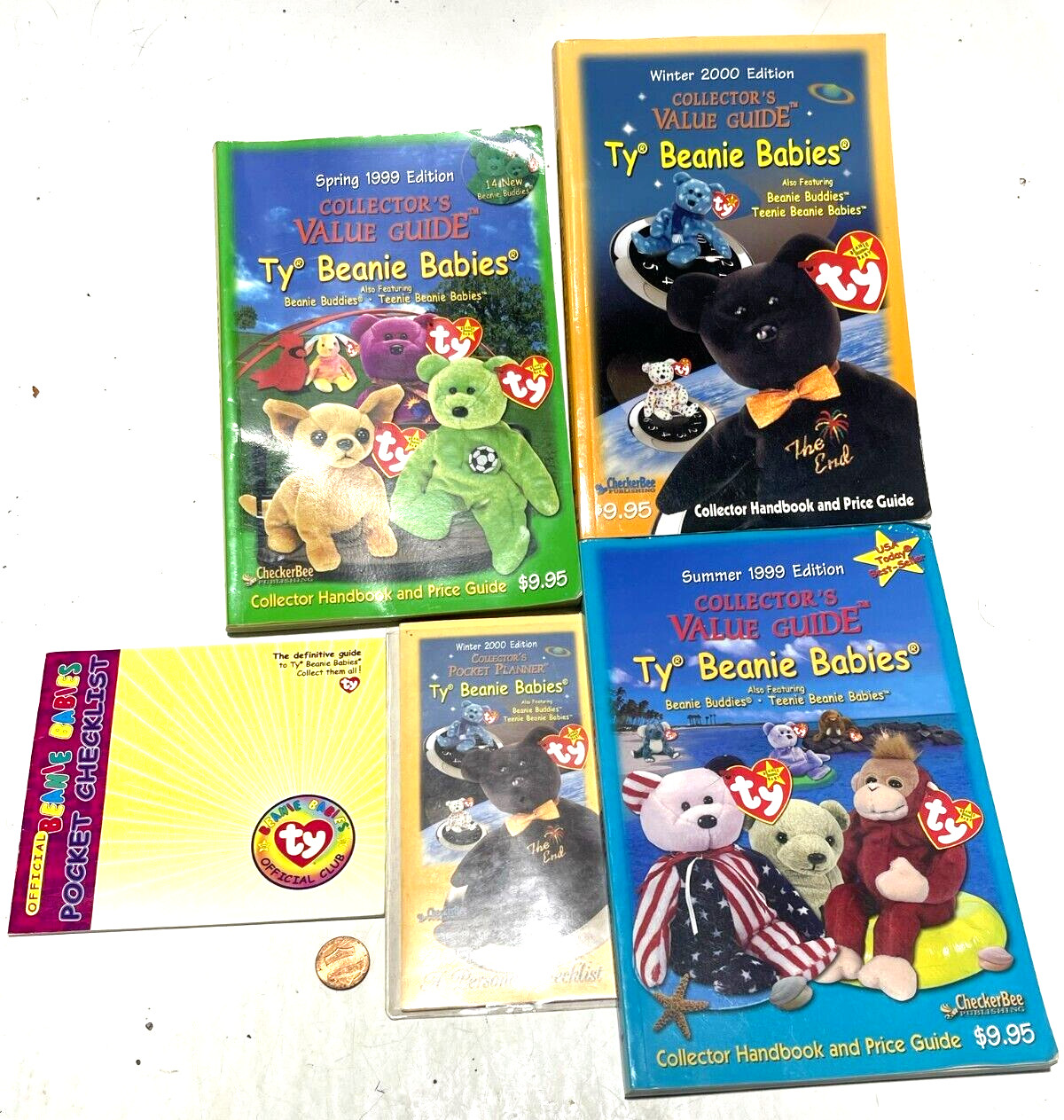 Collectors Value Guide Ty Beanie Babies 1999+2000 + Checklist + Pocket Planner
