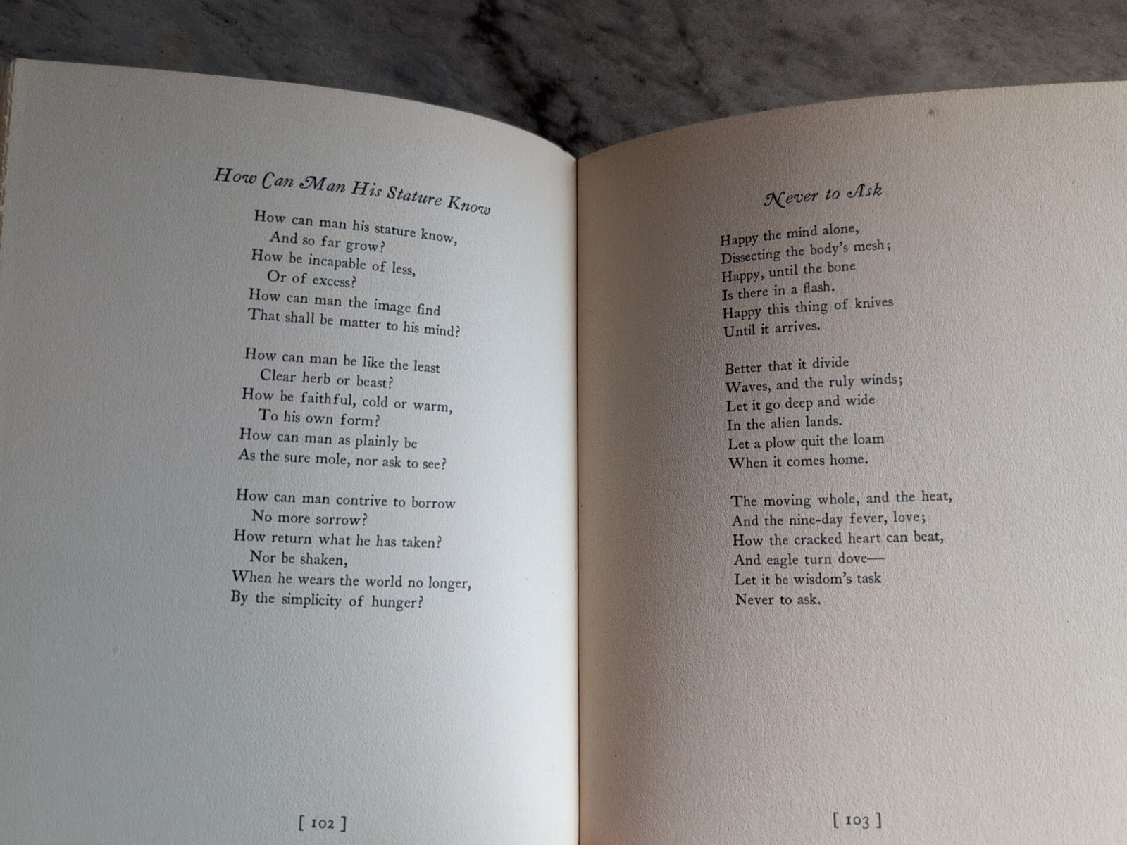 Mark VAN DOREN / A Winter Diary and Other Poems HB 1st Edition 1935