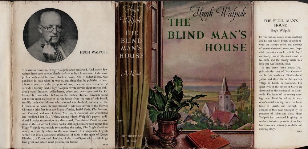 The Blind Man’s House by Hugh Walpole, 1st American Edition in DJ