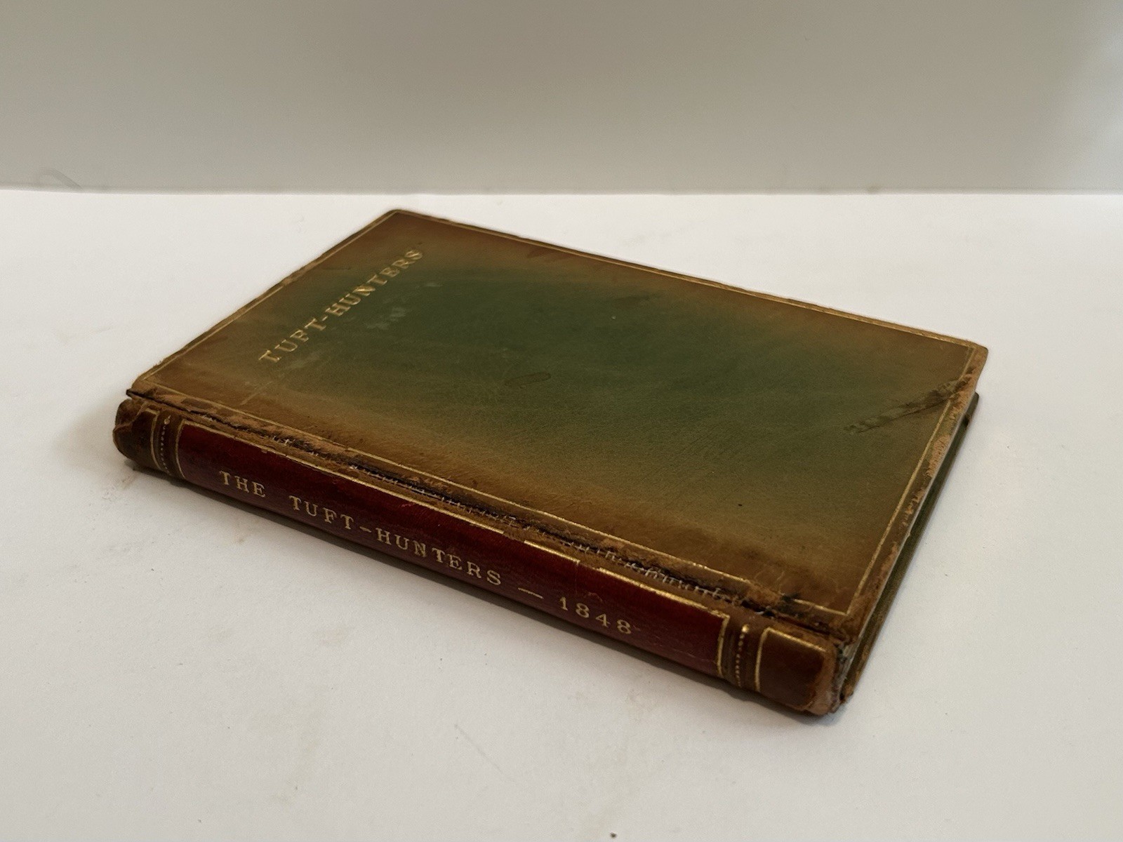 1848 SANGORSKI SIGNED BINDING Natural History of Tuft-Hunters Hine Illustrated