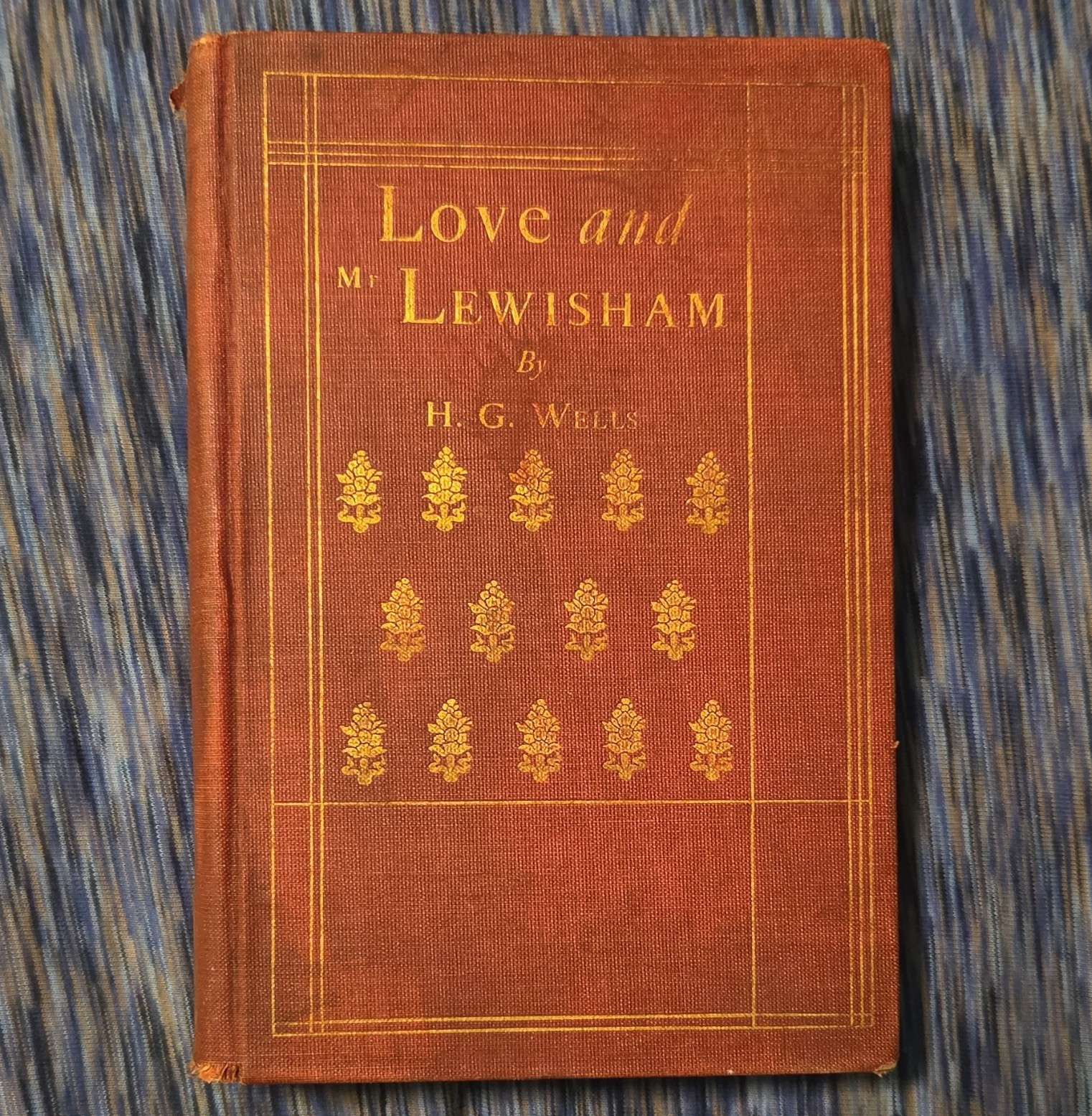 H. G. Wells 1st American Ed. Love and Mr. Lewisham HC Frederick A. Stokes 1899