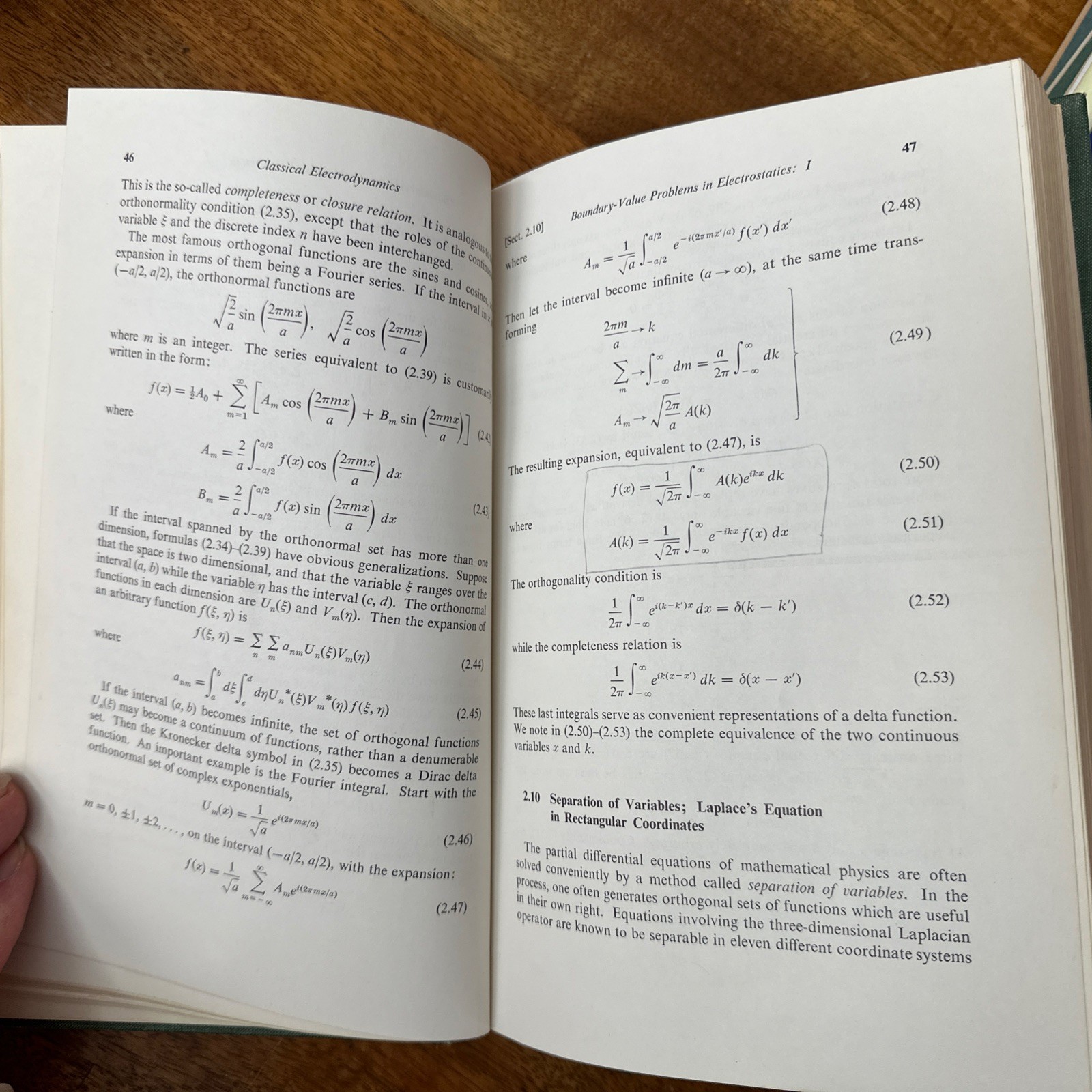 Classical Electrodynamics by Jackson HC 1965 1st ed 4th Printing Pub John Wiley