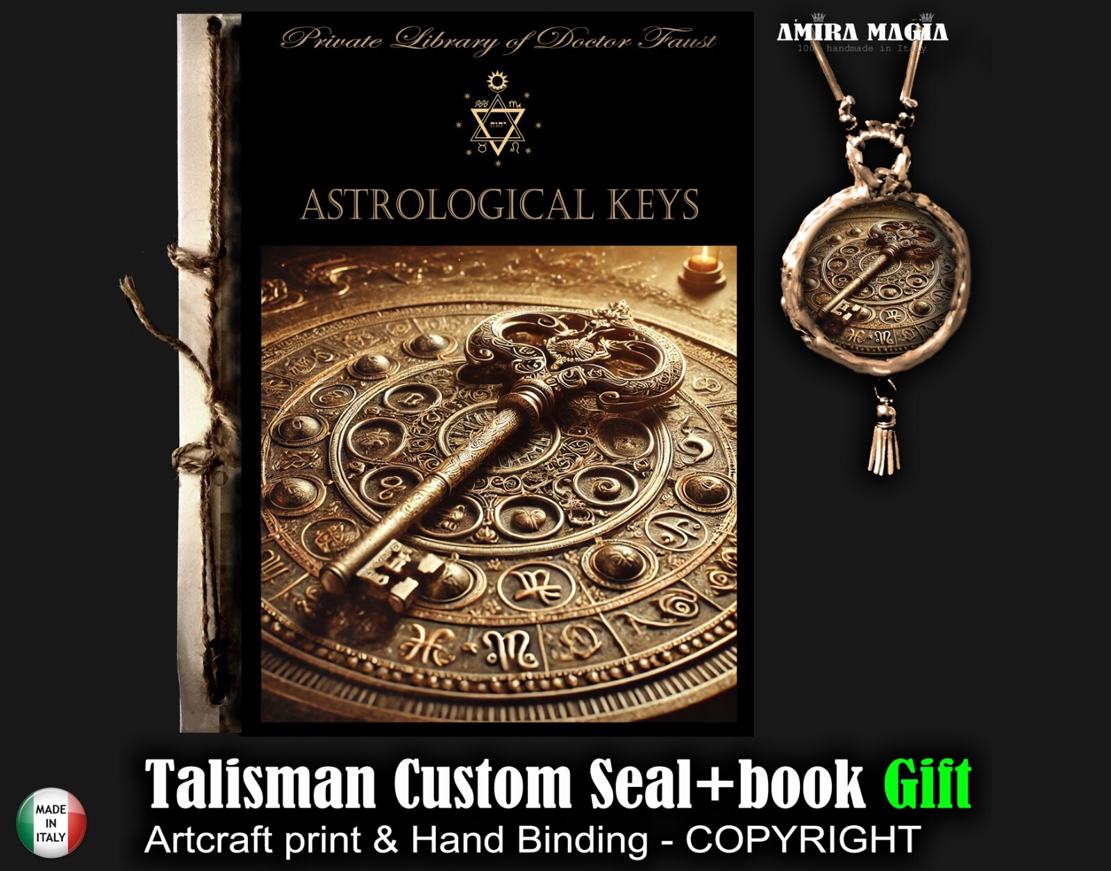 Forbidden Knowledge Book Occult Magic Hermetic Astrology Kabbalah Brotherhood