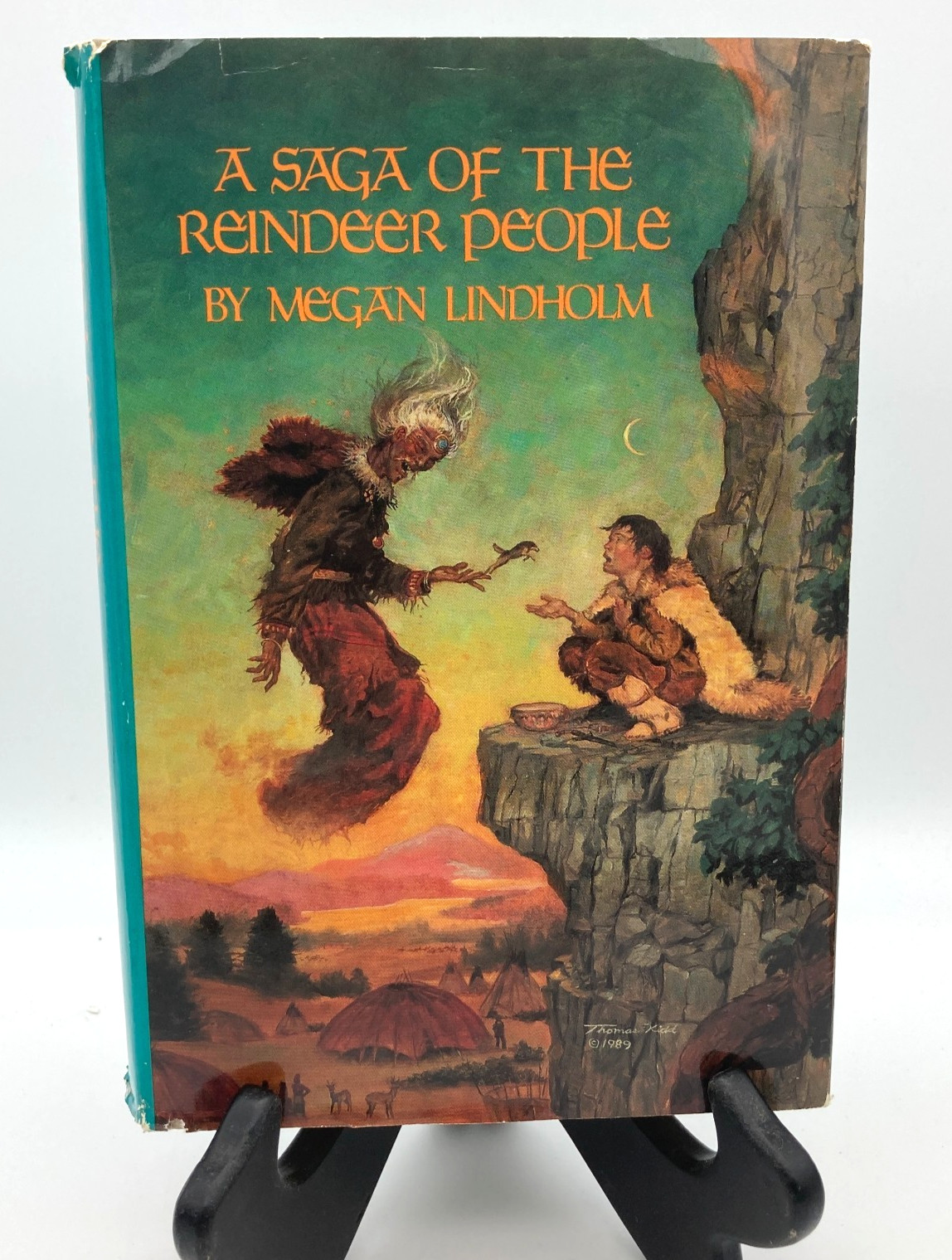A Saga of the Reindeer People Megan Lindholm 1988 Book Club Ed w/Dust Jacket BCE