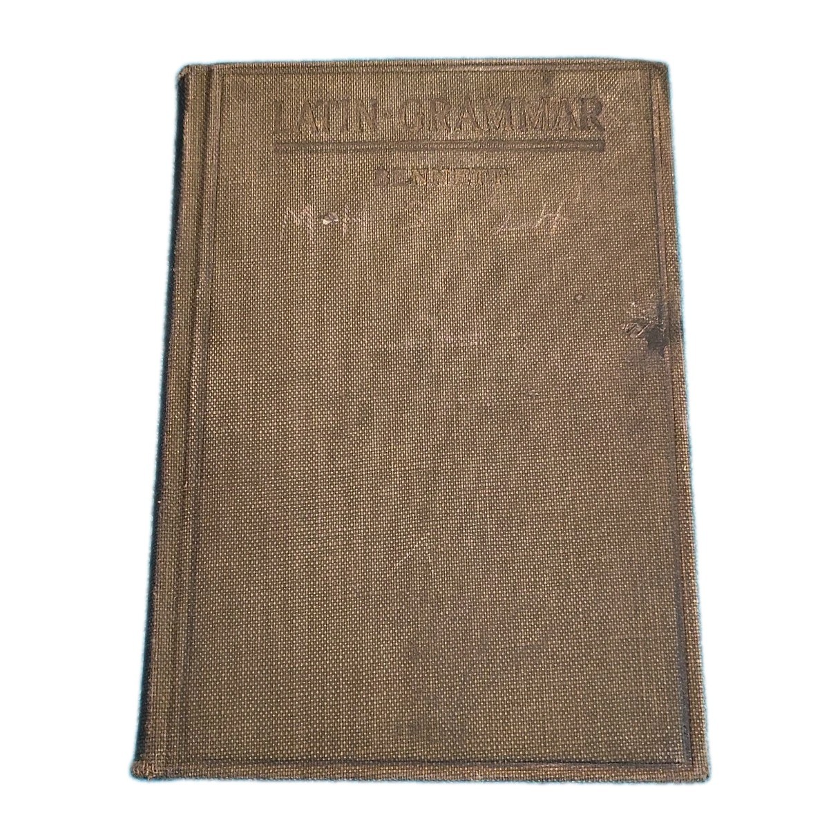 A Latin Grammar by Charles E. Bennett 1916 Antique HC Allyn & Bacon Revised Ed.
