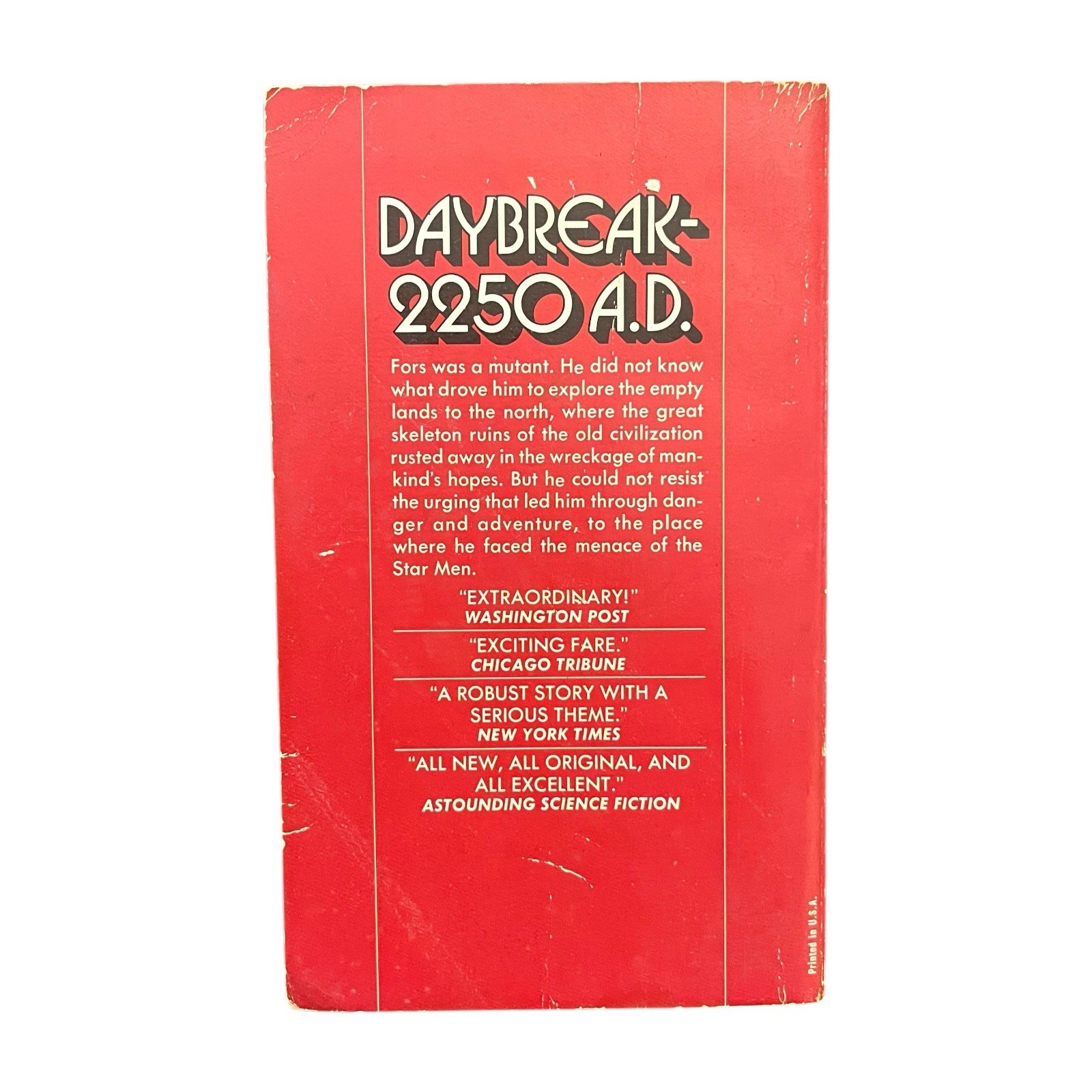 Vintage ACE Paperback 1st Edition, 1952 – Andre Norton Daybreak 2250 A.D. Sci Fi