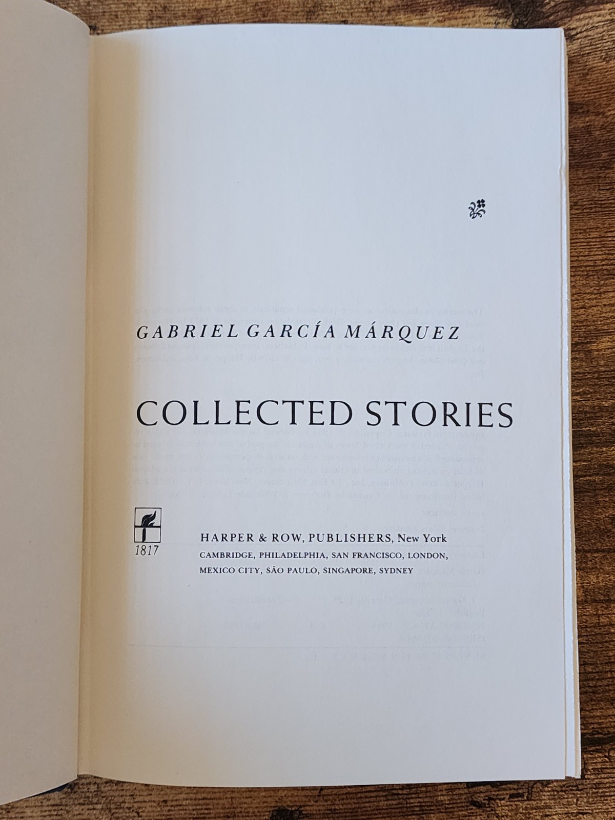 Gabriel Garcia Marquez Collected Stories 1st Edition/1st Printing Hardcover