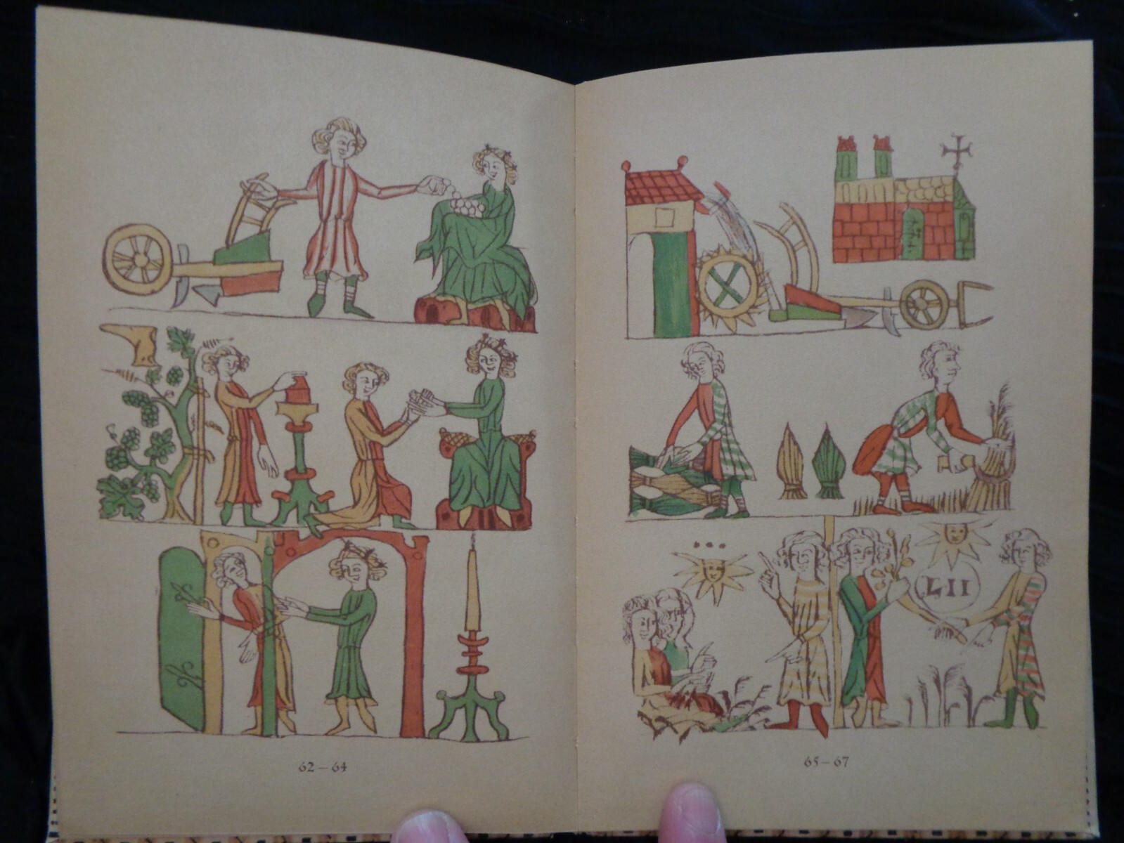 Vintage Insel-Bucherei #347 Amazing Color Illustrations German Book Mirror