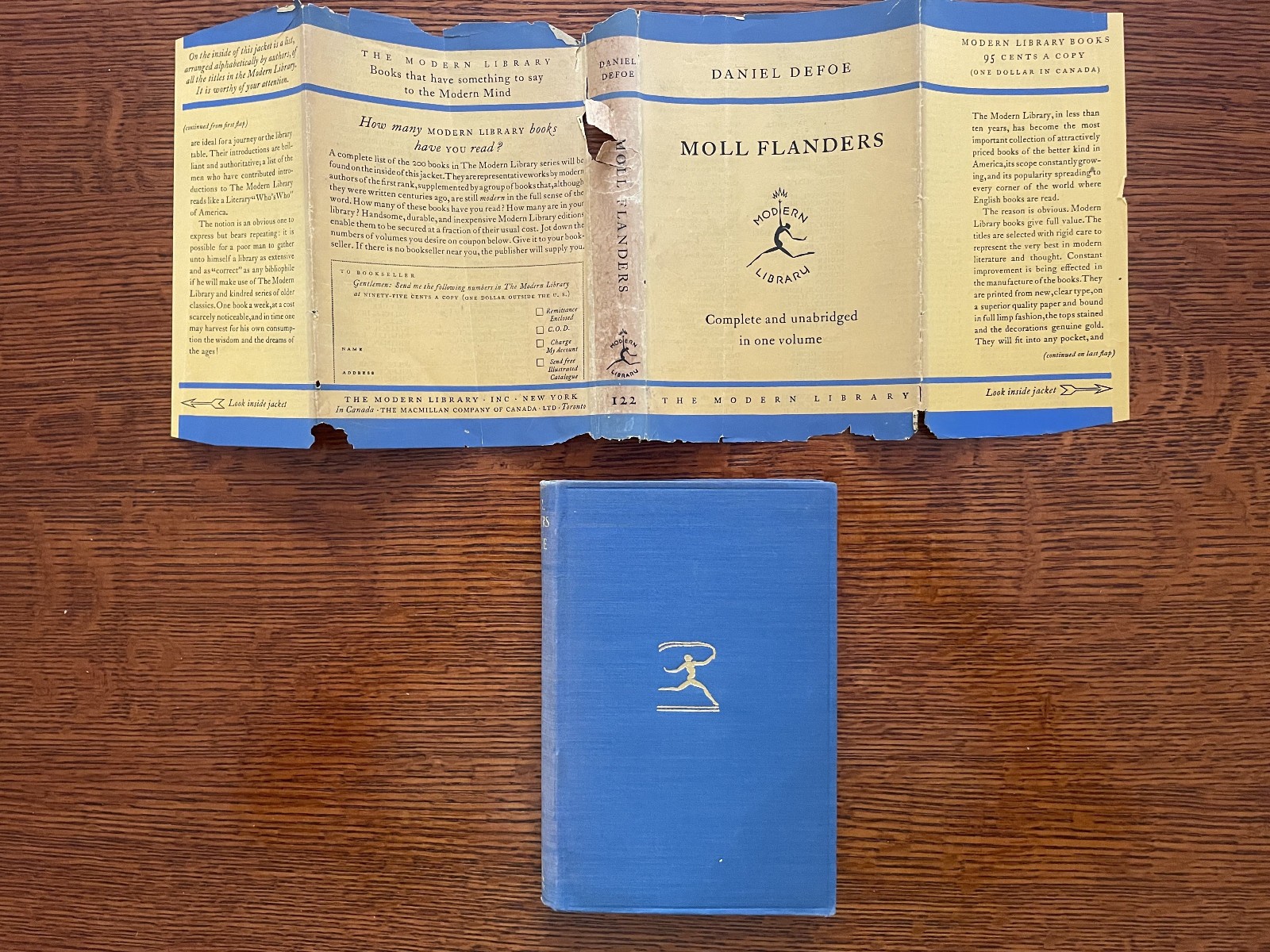 Modern Library Flexi w/ Jacket – Moll Flanders by Daniel Defoe, #122