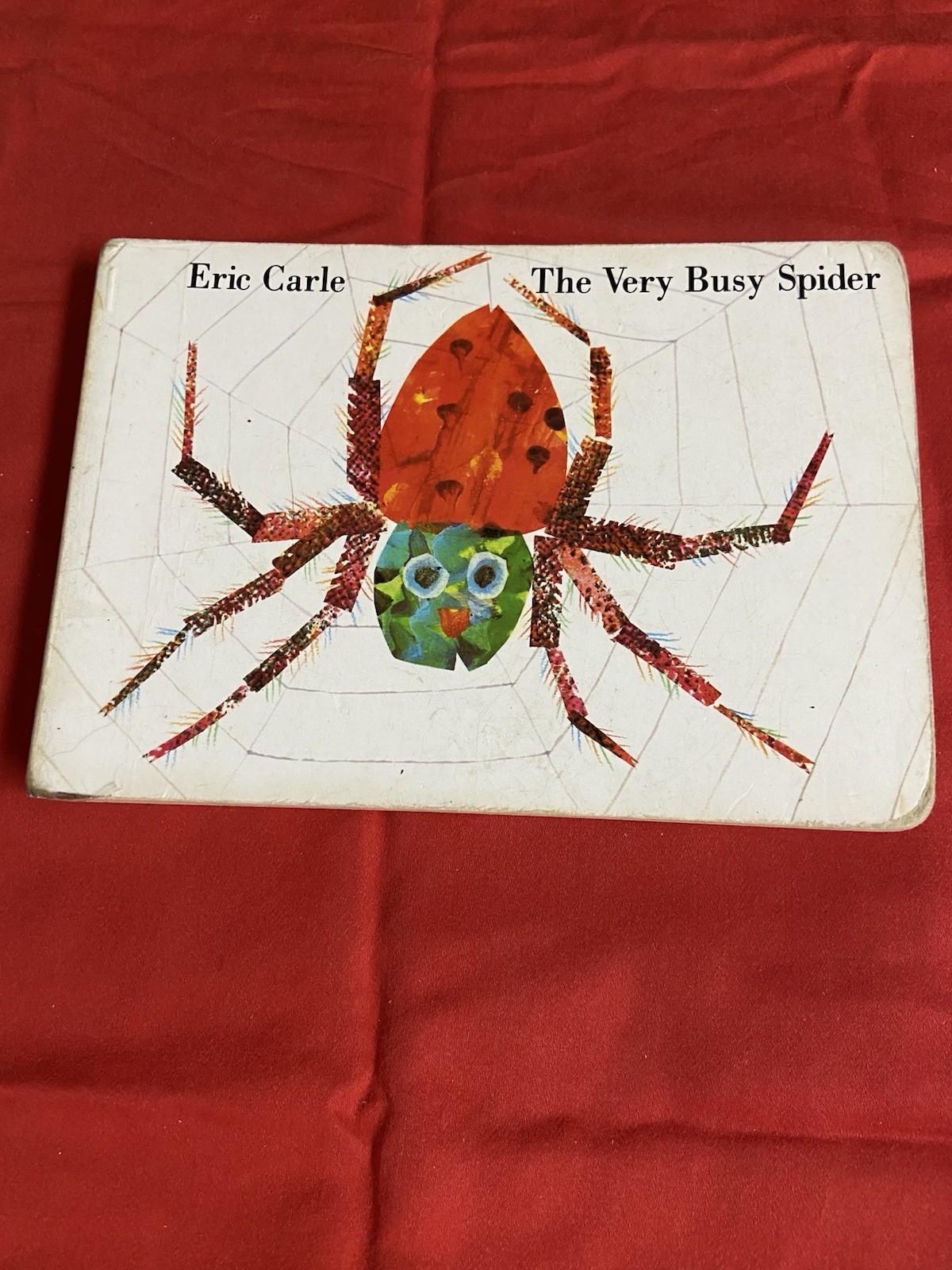 The Very Busy Spider Eric Carle Vintage Children’s Book 1984 Hardcover
