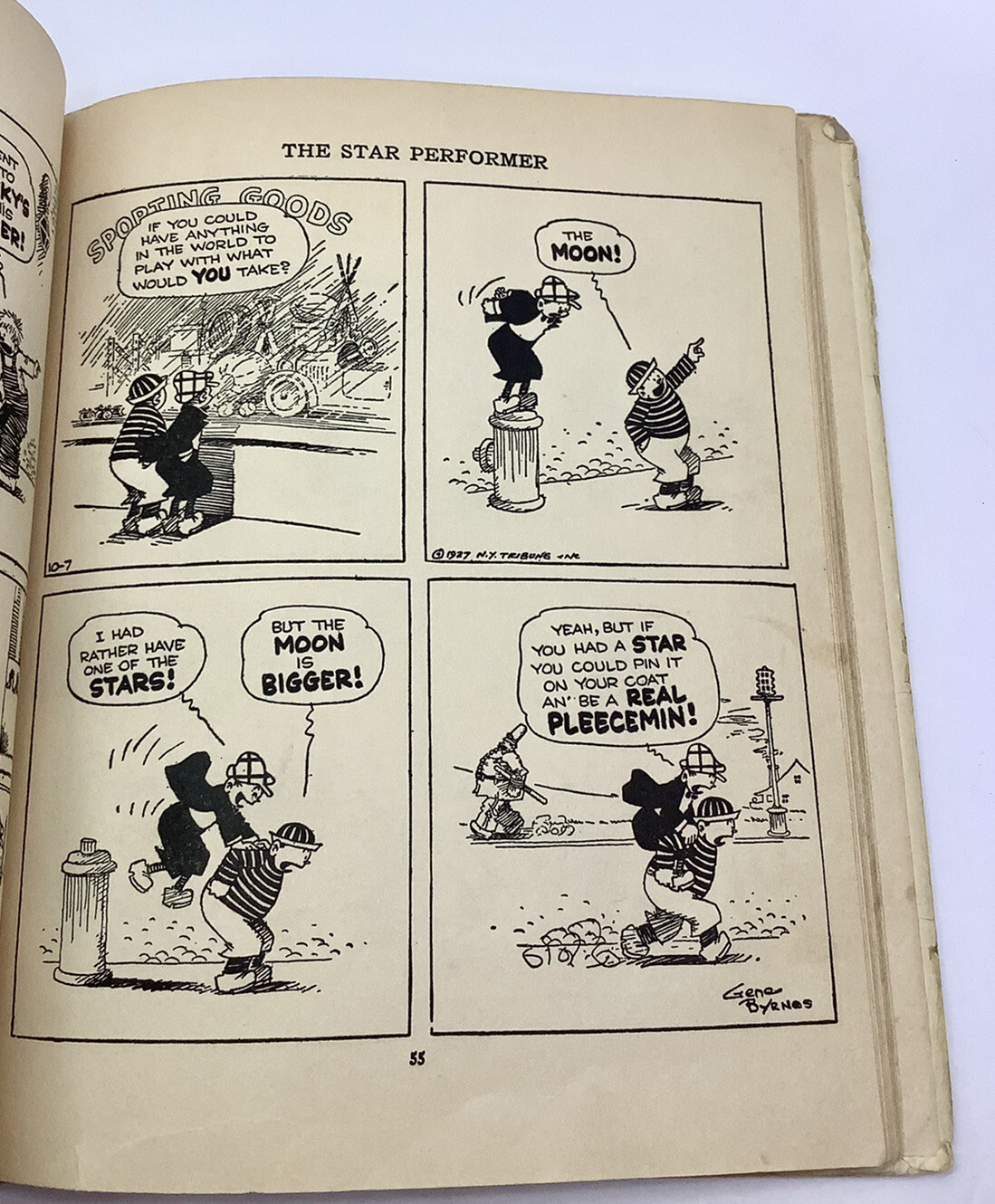 Vintage Reg’lar Fellers Hardcover Comic 1929 First Edition Gene Byrnes