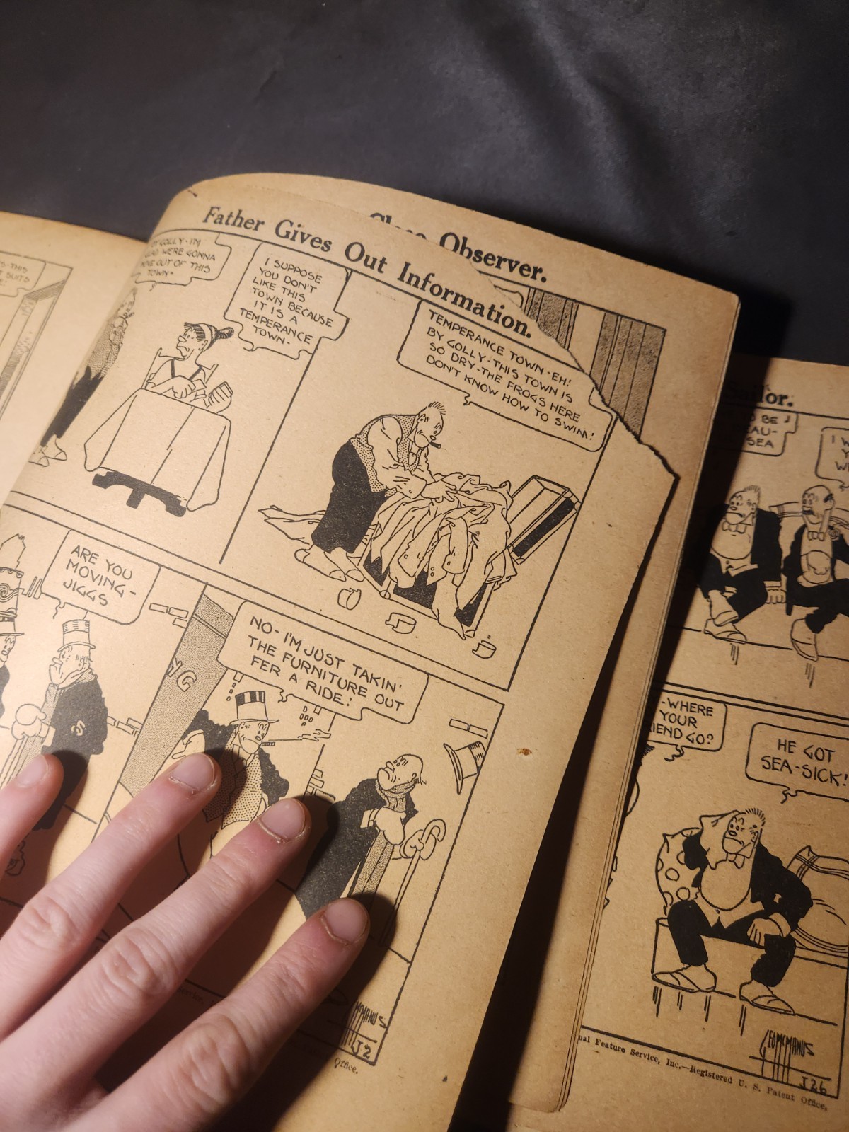 ANTIQUE/VINTAGE Damaged Comic Books – Bringing Up Father & Andy Panda’s Vacation