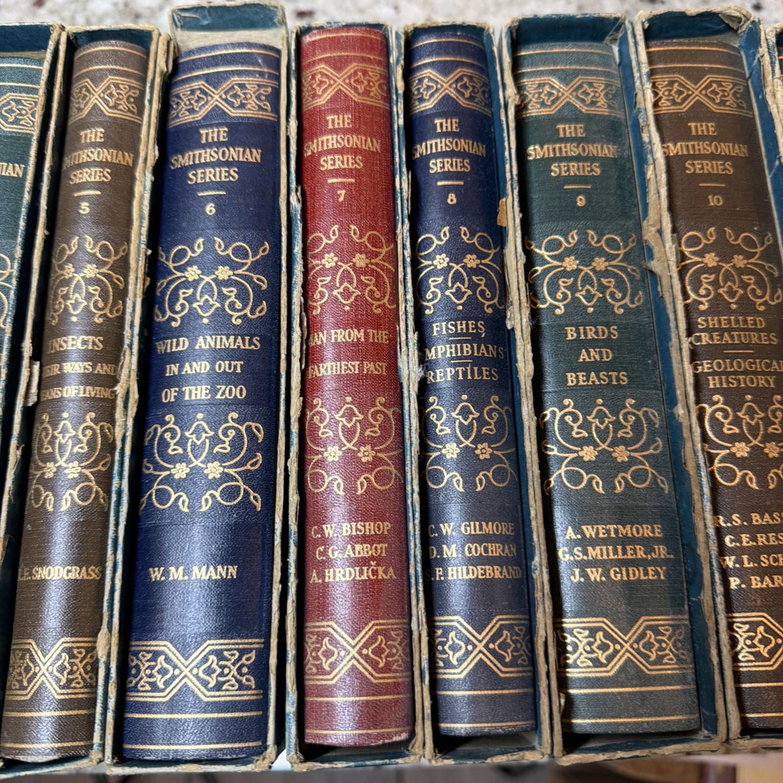 VTG Smithsonian Institution / Scientific Series 1944 HC ~ 12 Volume Set NICE