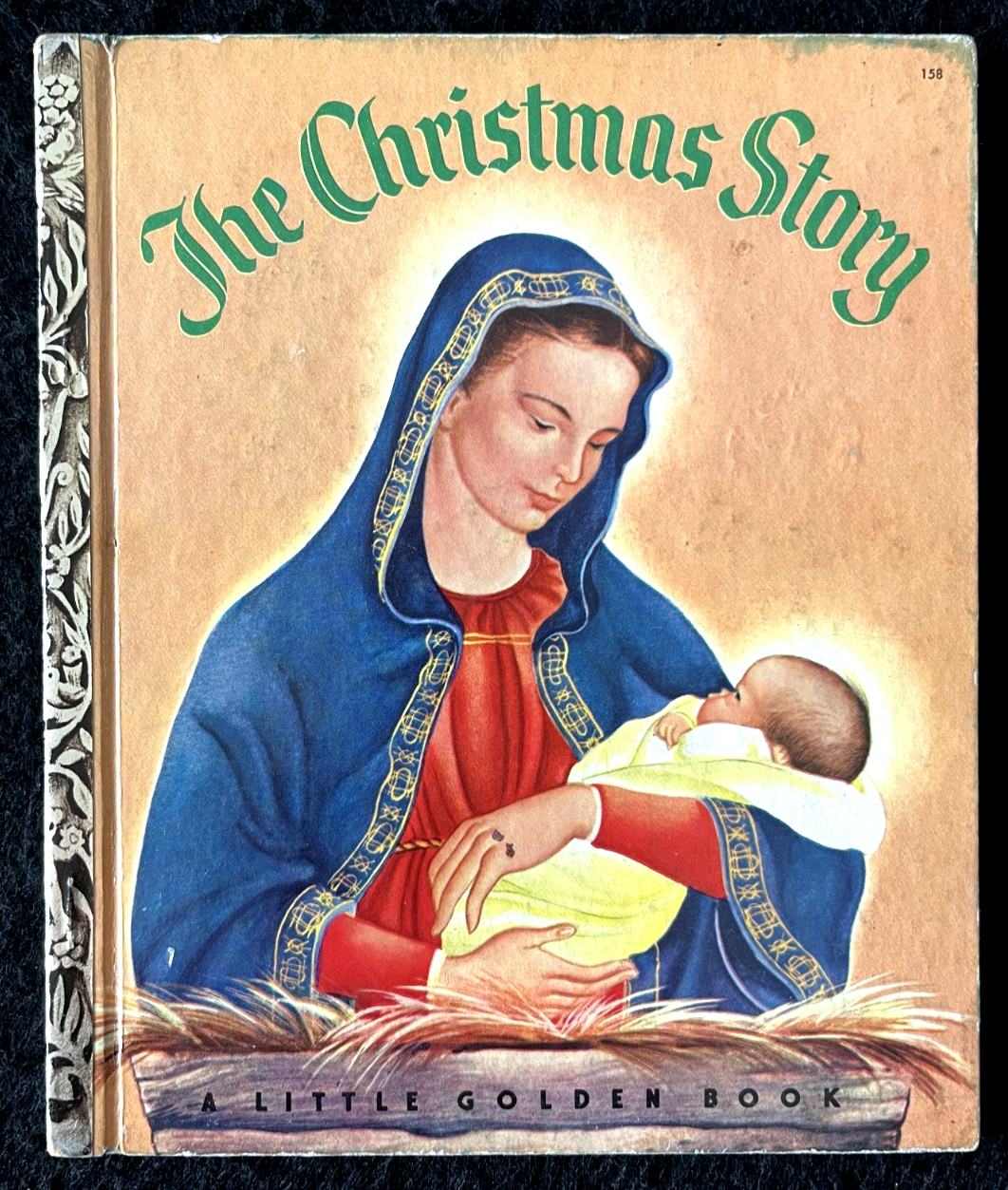 THE CHRISTMAS STORY ~ childrens 1st „A“ ed Little Golden Book #158 Eloise Wilkin