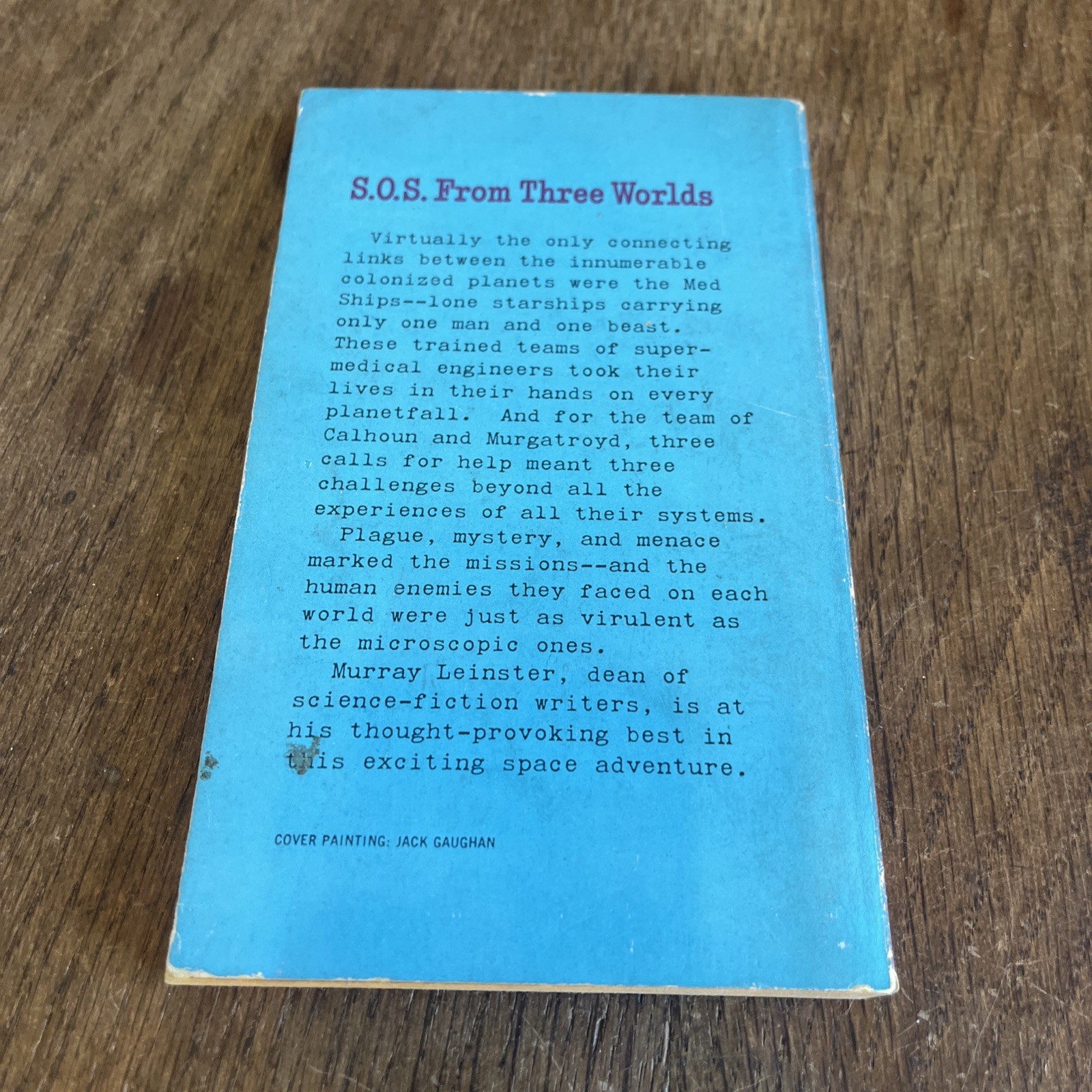 S.O.S. From Three Worlds Murray Leinster 1966 Ace G-647 Vintage Sci Fi PB