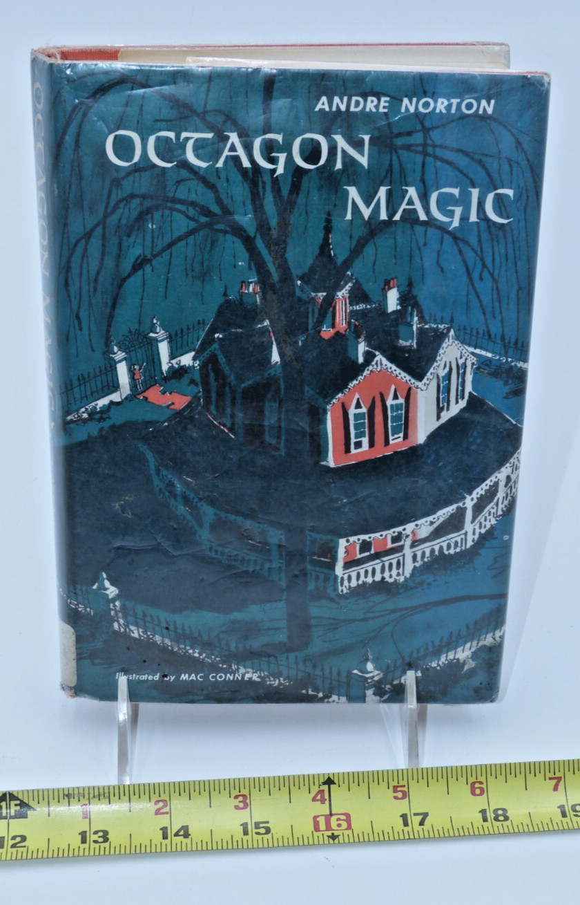 Andre Norton OCTAGON MAGIC First Edition in jacket 1968 Ex Library