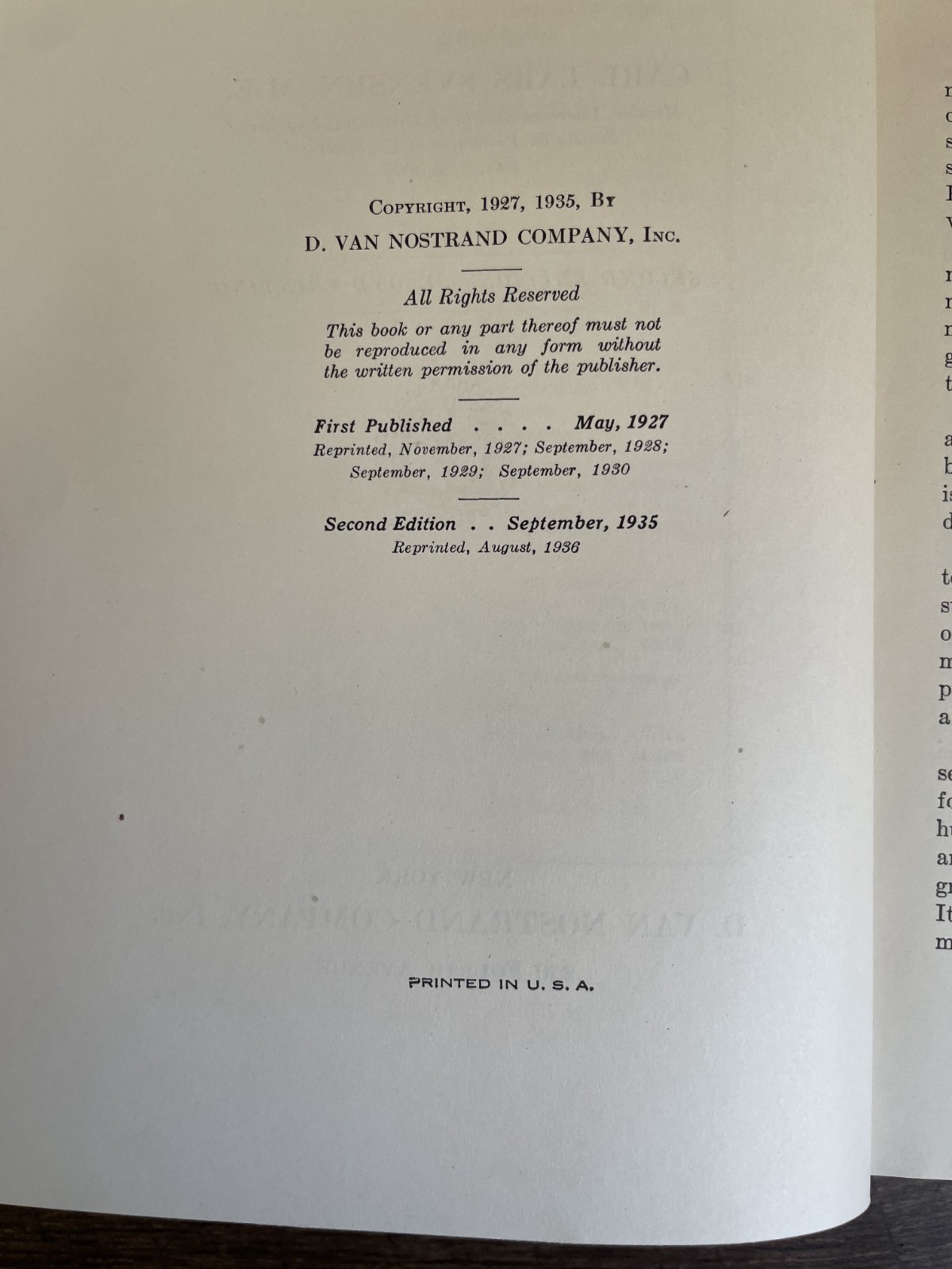 Rare 1935 DRAFTING FOR ENGINEERS, 2nd Ed/2nd Print, Carl Svensen, Vintage Txtbk
