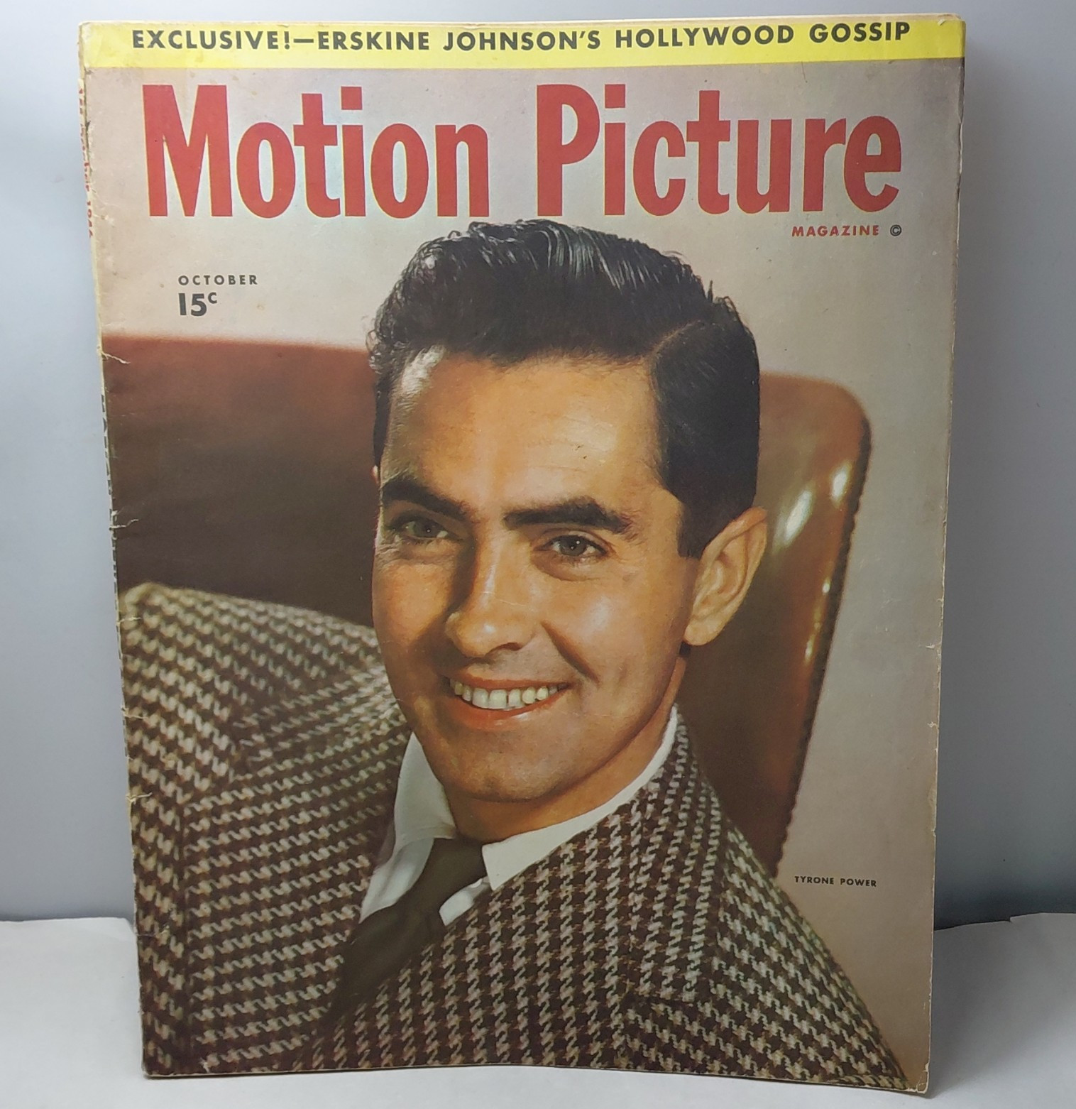 Motion Picture Magazine October 1946 Tyrone Power James Mason Judy Garland