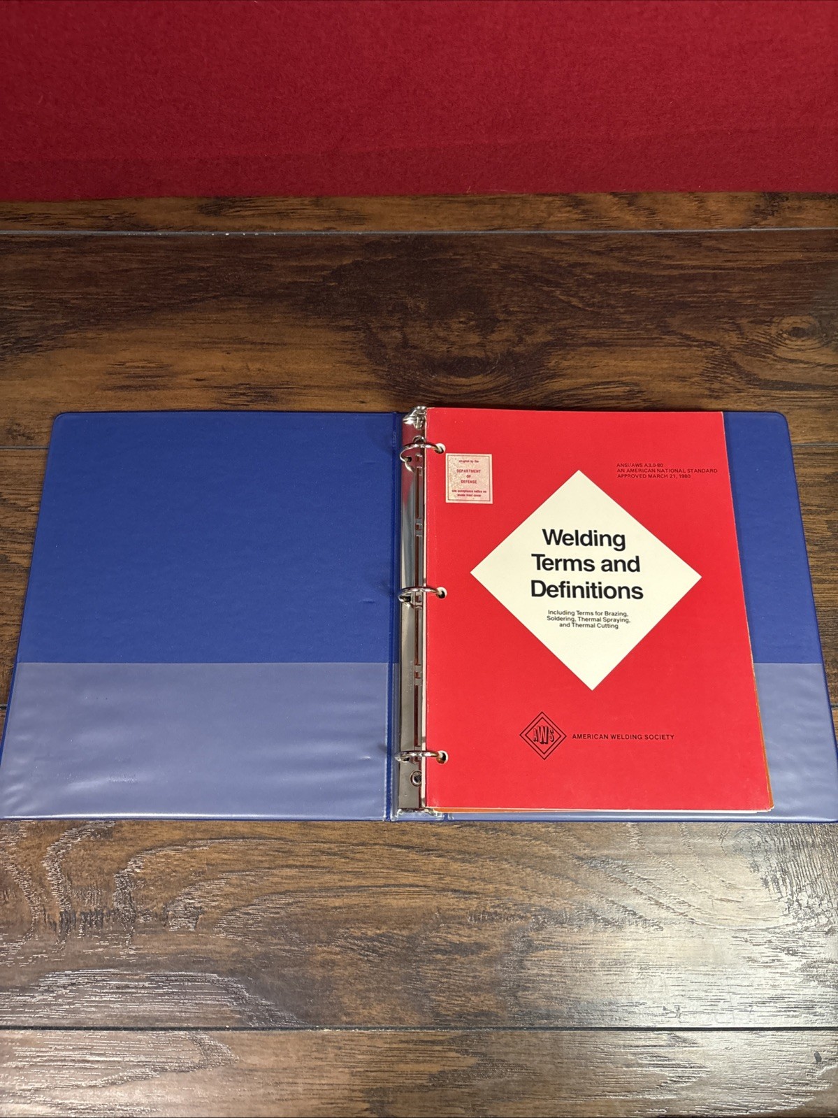 Vintage ANSI ASME Engineering Standards Lot Binder DoD US Government 1973-1985