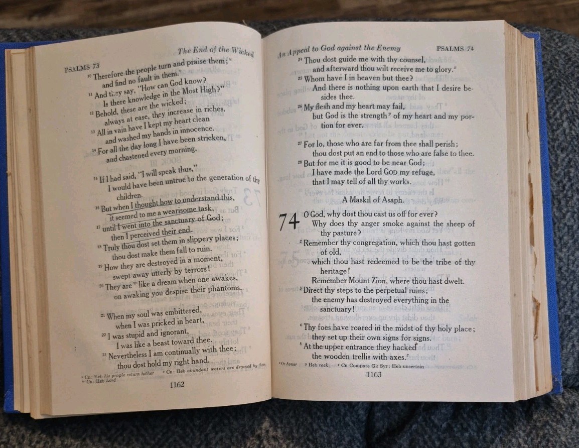 1952 Old Testament Volume 1 and 2 Revised Standard Version Nelson