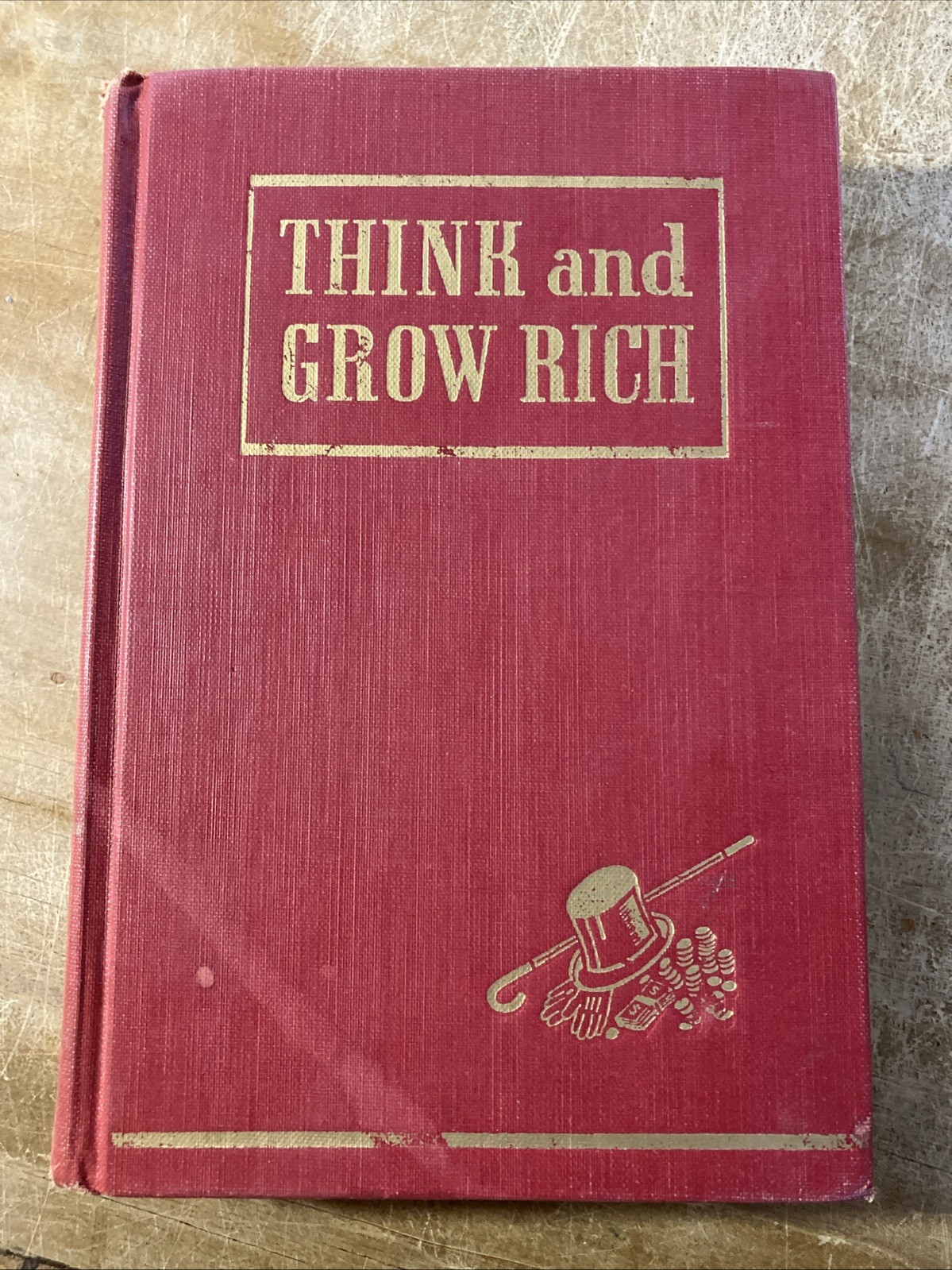 THINK AND GROW RICH – Napoleon Hill – 1954 – Self-Help – Vintage Hardcover VG