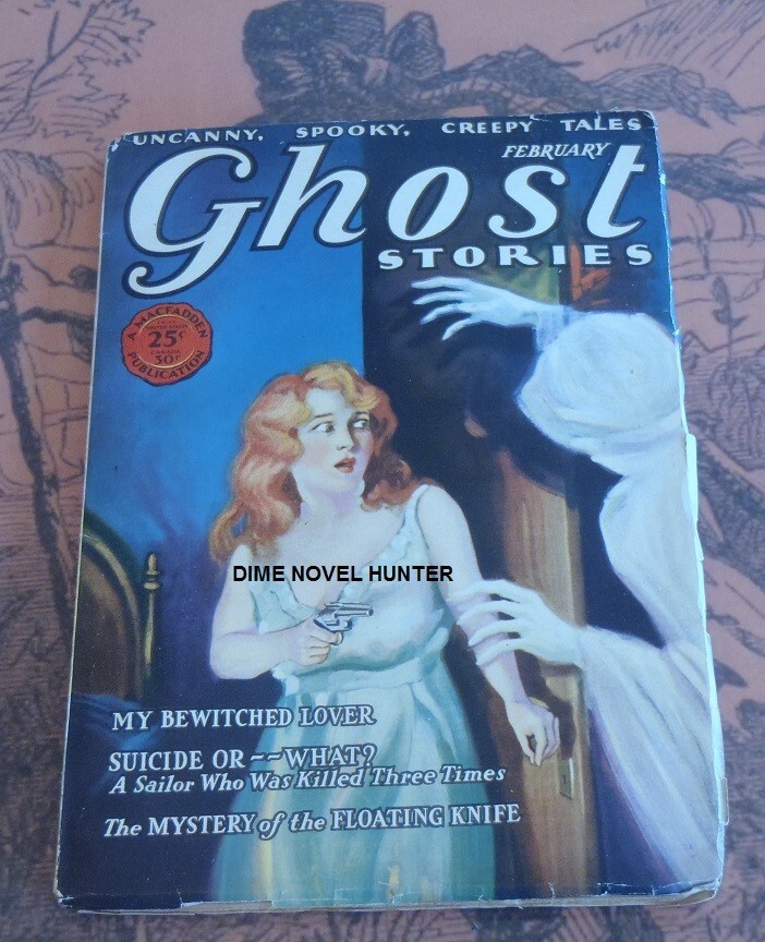 VG GHOST STORIES FEBRUARY 1929 SCARCE UNCANNY SPOOKY CREEPY TALES CONSTRUCTIVE