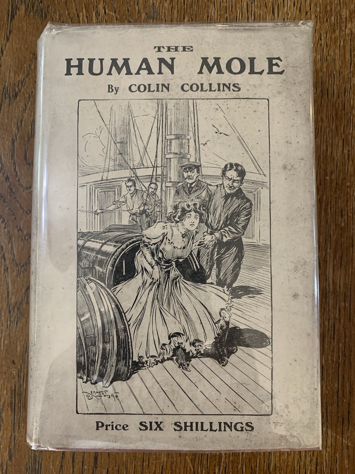 1909 The Human Mole By Colin Collins London Greening & Co 1st Ed Sci Fi Thriller