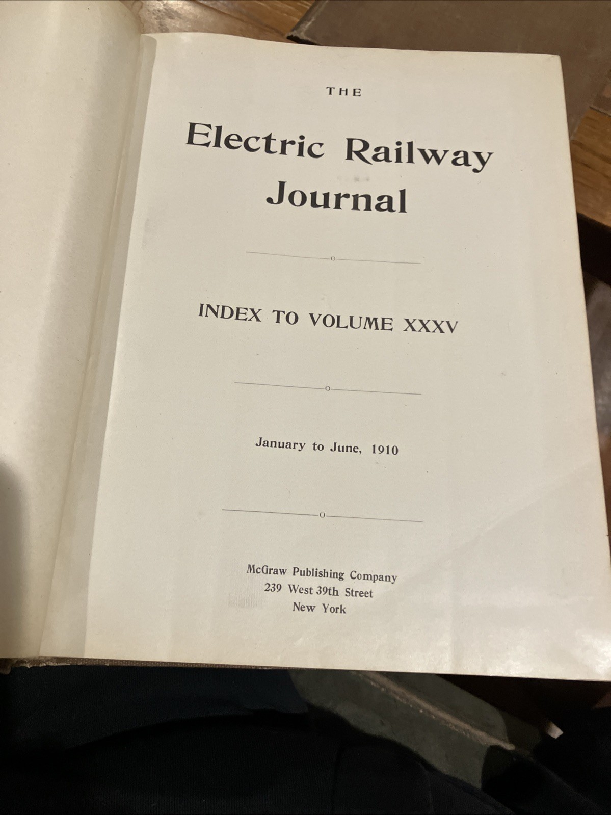 Electric Railway Journal Volume 35 January-June 1910