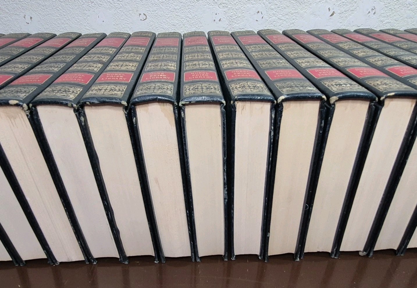 Complete Vintage Nobel Prize Library 1971 Hard Cover Illustrated 21 Vintage Book
