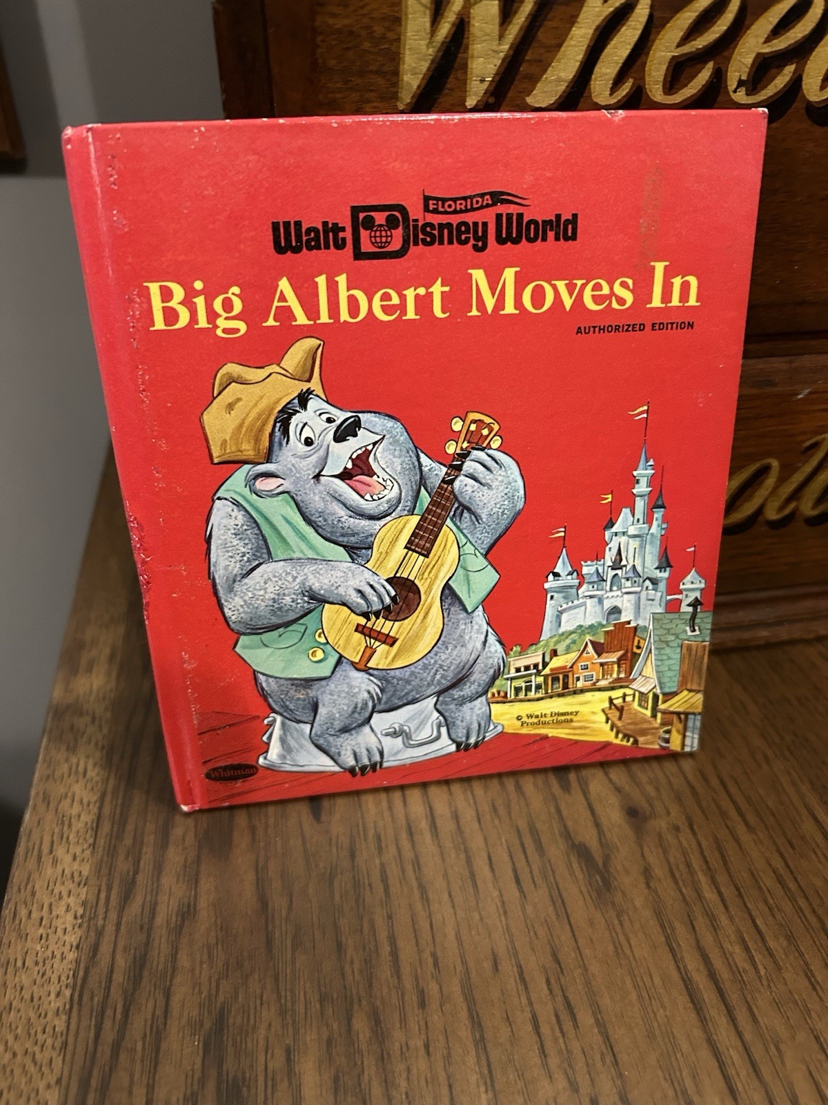 BIG ALBERT MOVES IN Walt Disney World Florida Whitman Tell-a-Tale Book 1971