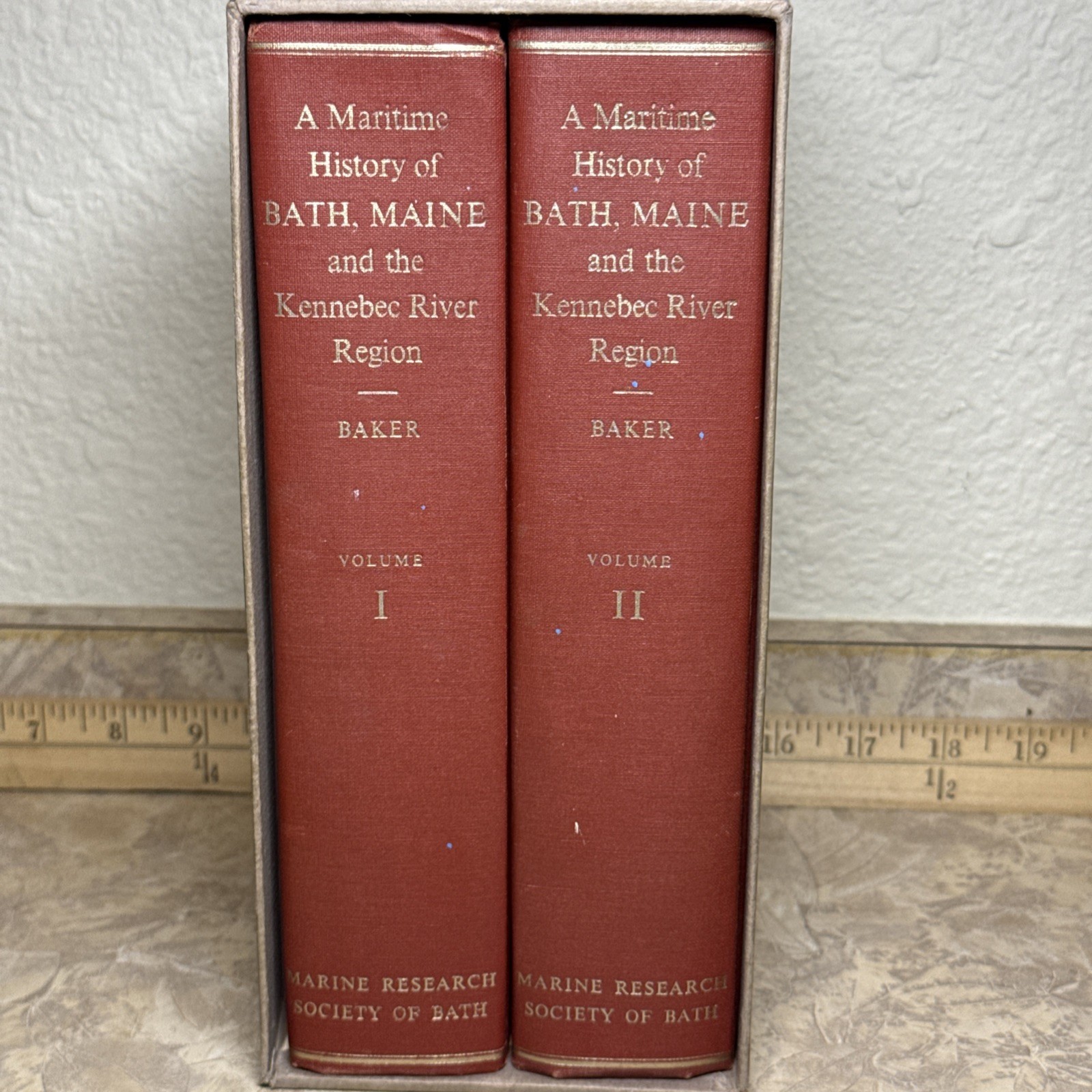 A Maritime History of Bath, Maine / Kennebec River Region, William Baker