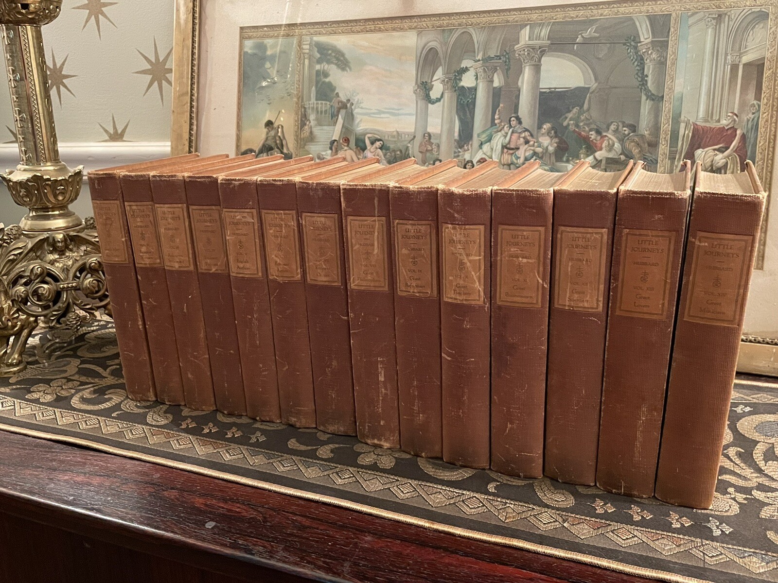 Elbert Hubbard ~ Little Journeys Memorial Edition ~ 14 Volumes ~ 1916