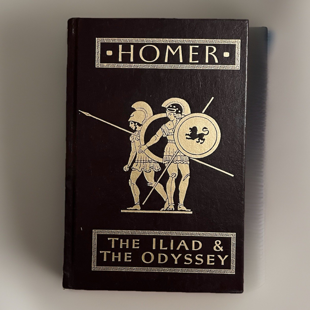The Iliad and The Odyssey by Homer – Barnes and Noble Leather-Bound Edition 1999