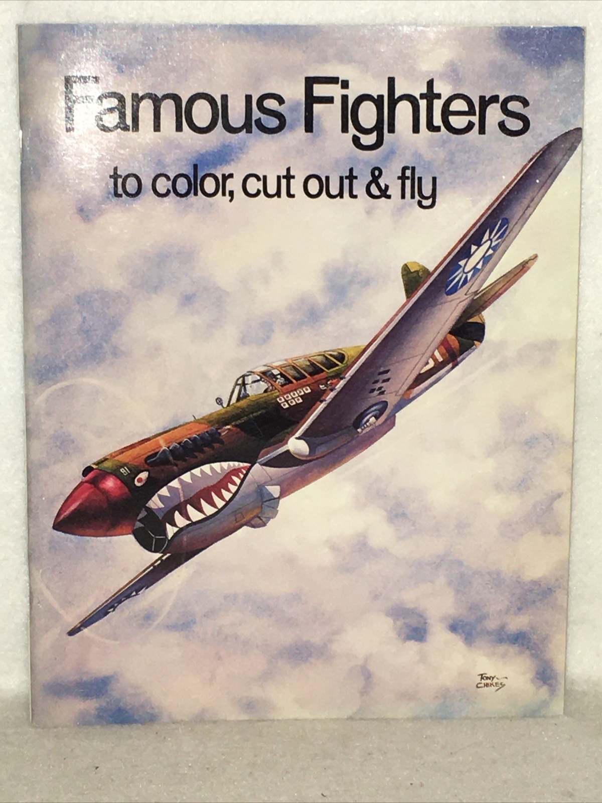 Rare Unused 1978 Famous Fighters To Color, Cut Out & Fly Bellerophon Books