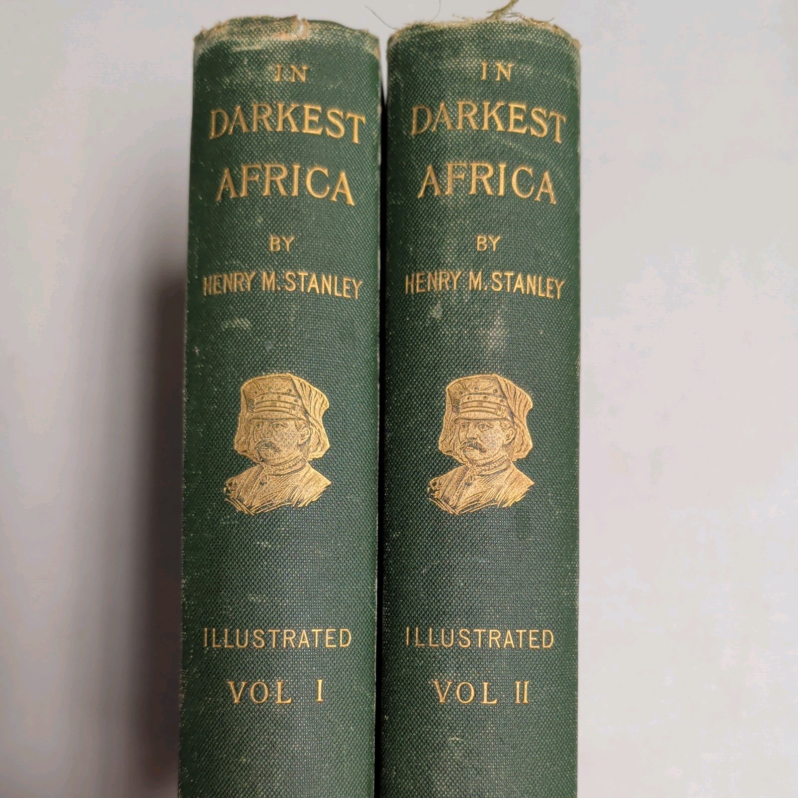 In Darkest Africa Henry M. Stanley 1st edition 2 Vol Set 1890 HC with All Maps