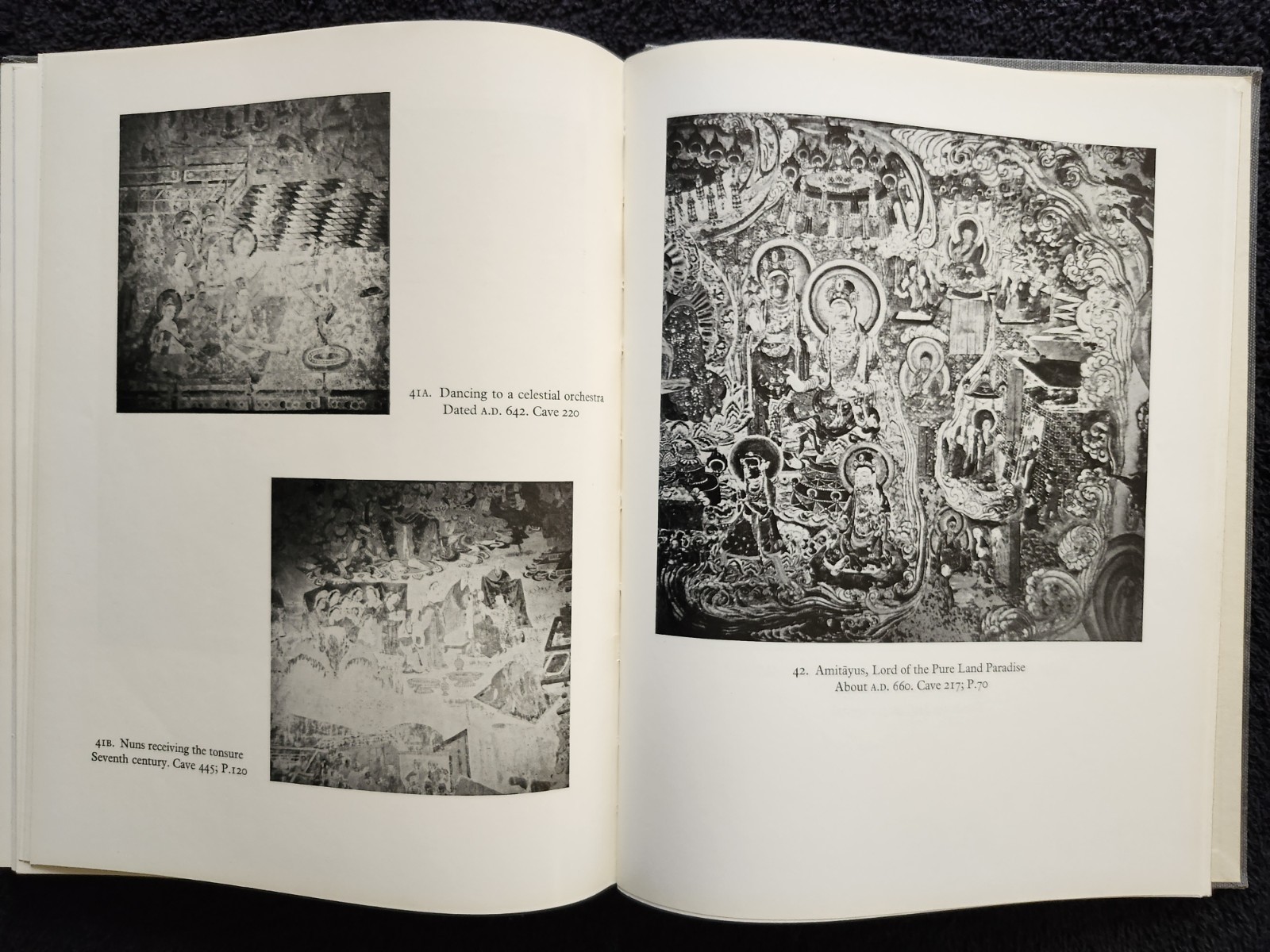 Buddhist Cave Paintings At Tun Huan 1959 1st Edition, Color/bw Illustrations