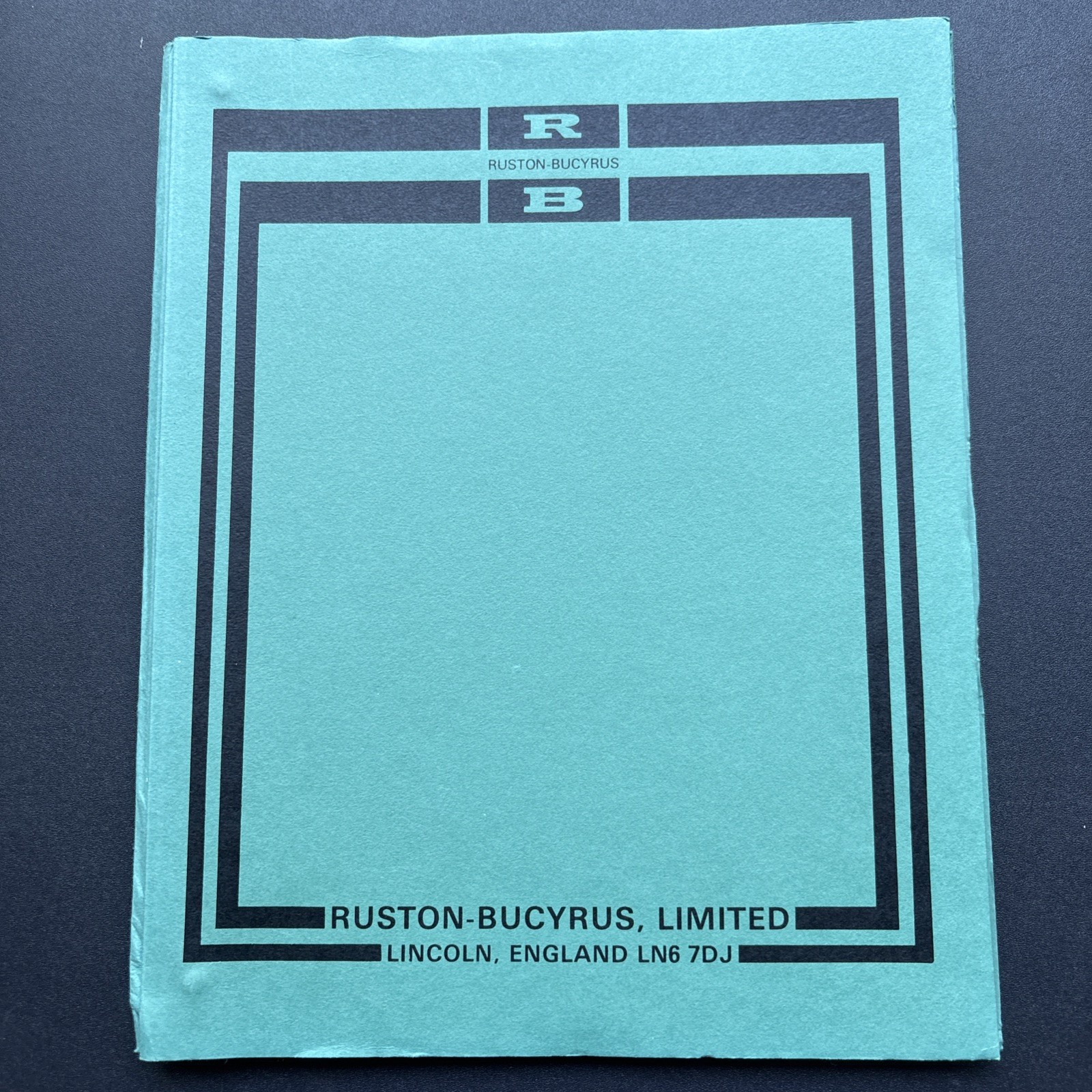 VINTAGE RUSTON BUCYRUS 10-RB Excavator Digger Repair Parts Catalogue Manual