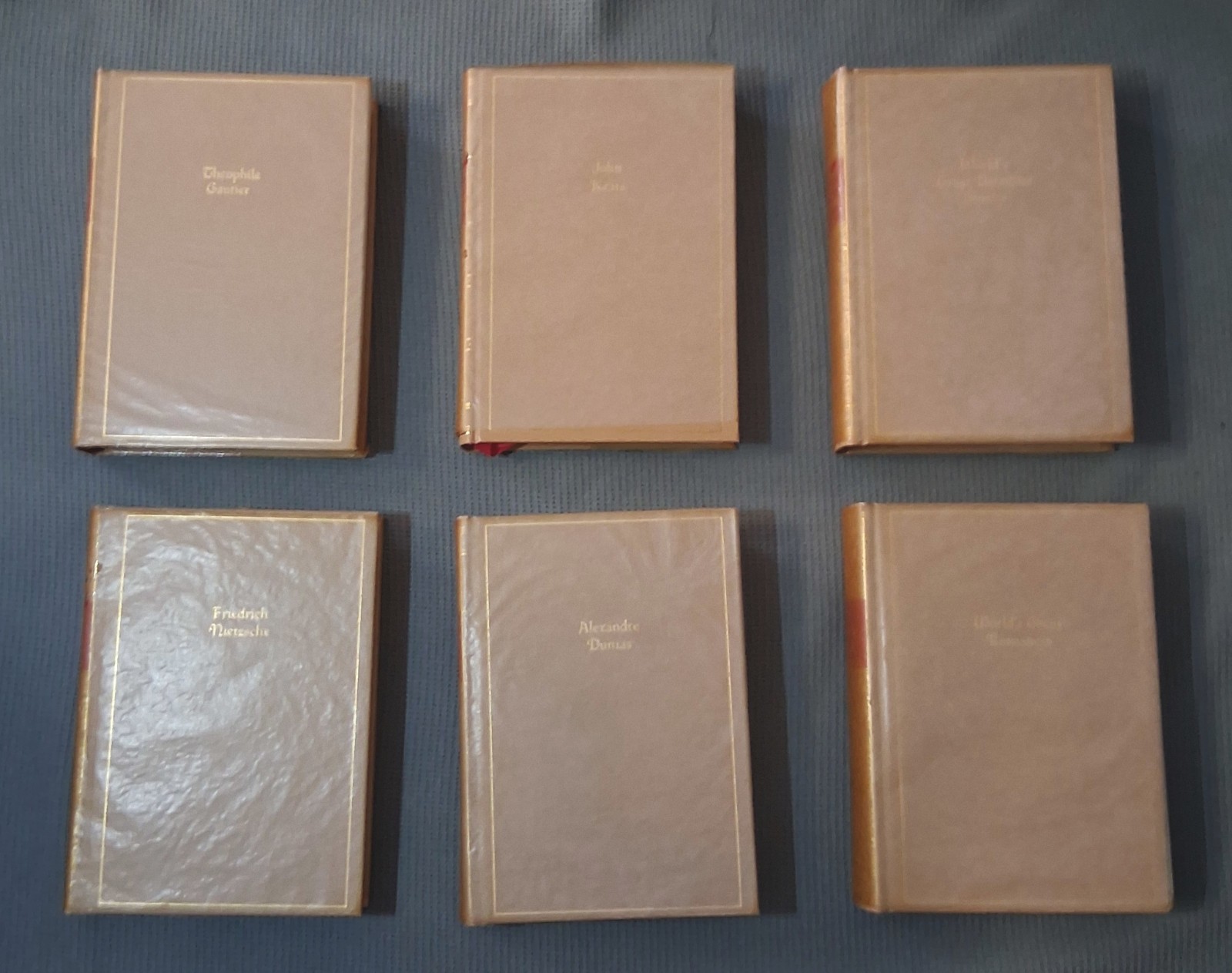 6 Hardcover Classic Authors Blacks Reader Service Vintage Book Set A