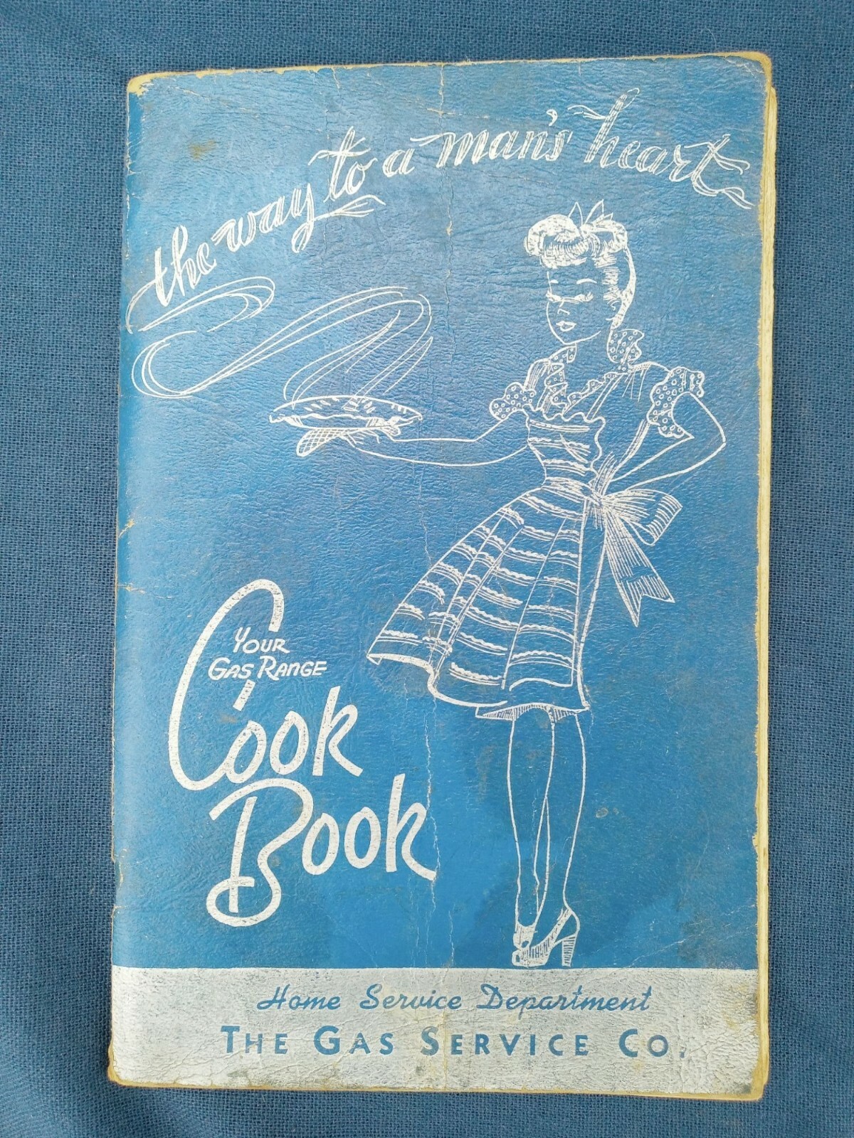 Your Gas Range Cookbook Vintage Way To Man’s Heart Recipes Poems 96 pages 1949