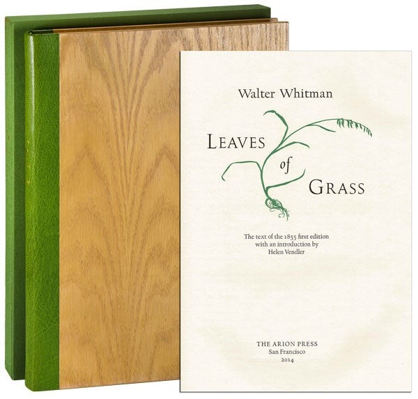 Walt Whitman-LEAVES OF GRASS-2014-ARION PRESS LIMITED EDITION-1/275 COPIES-FN/NF