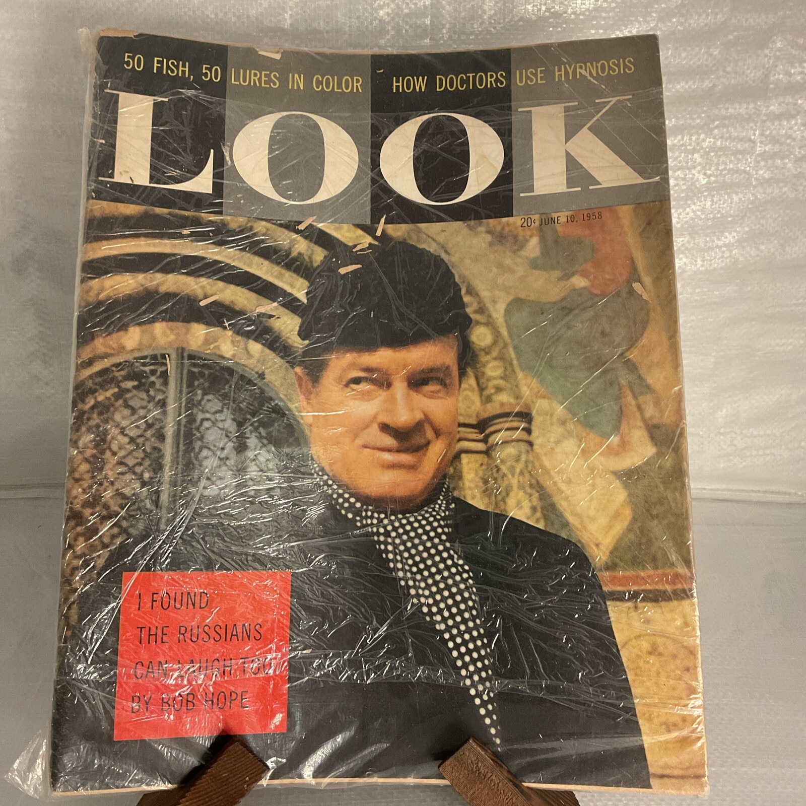 1958 LOOK Magazine June 10 Bob Hope Russia Soviet Union Vol 22 No 12 Vintage