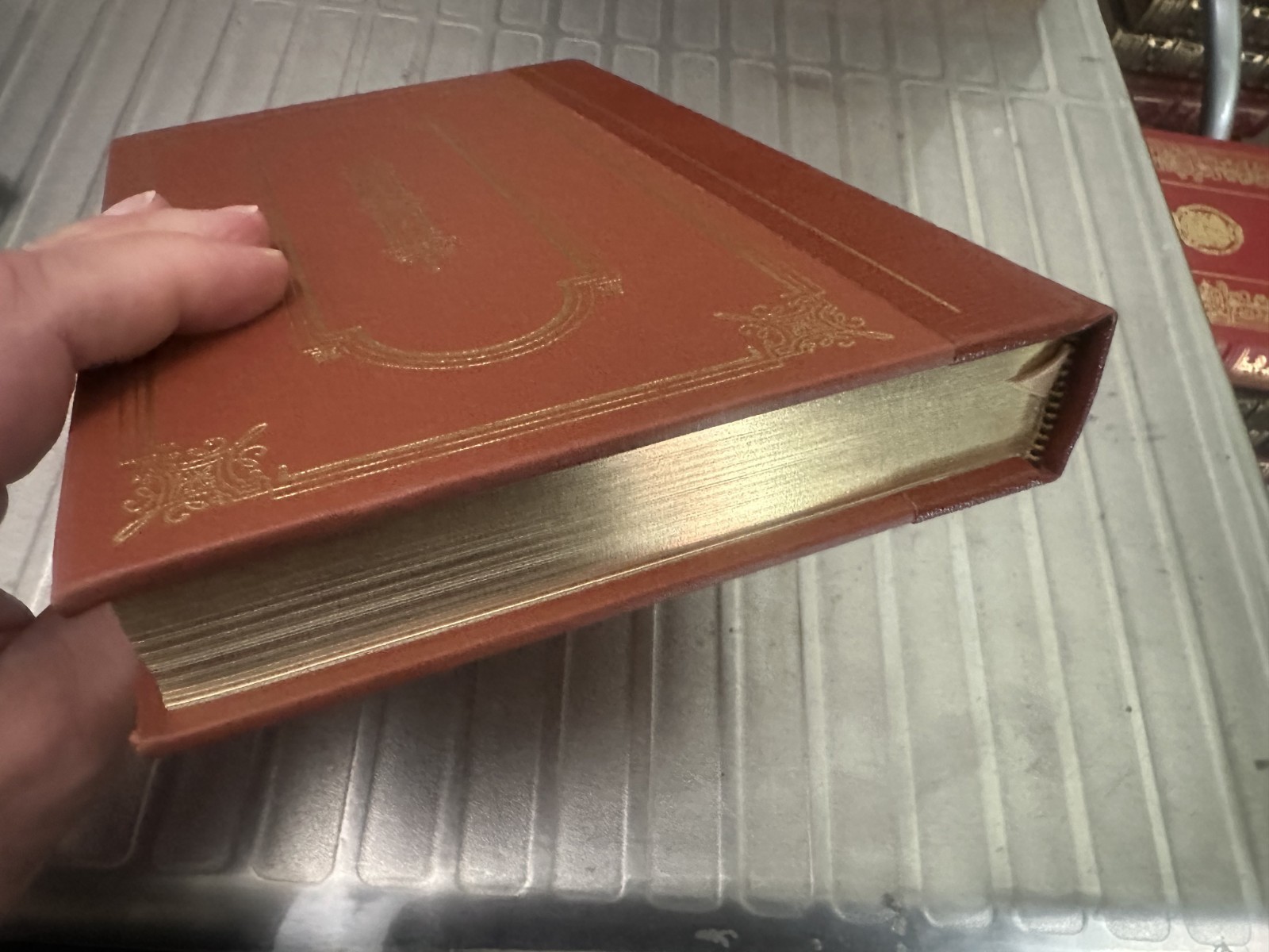 SELECTED LIVES Plutarch FRANKLIN LIBRARY Hardcover LEATHER Dryden Translation