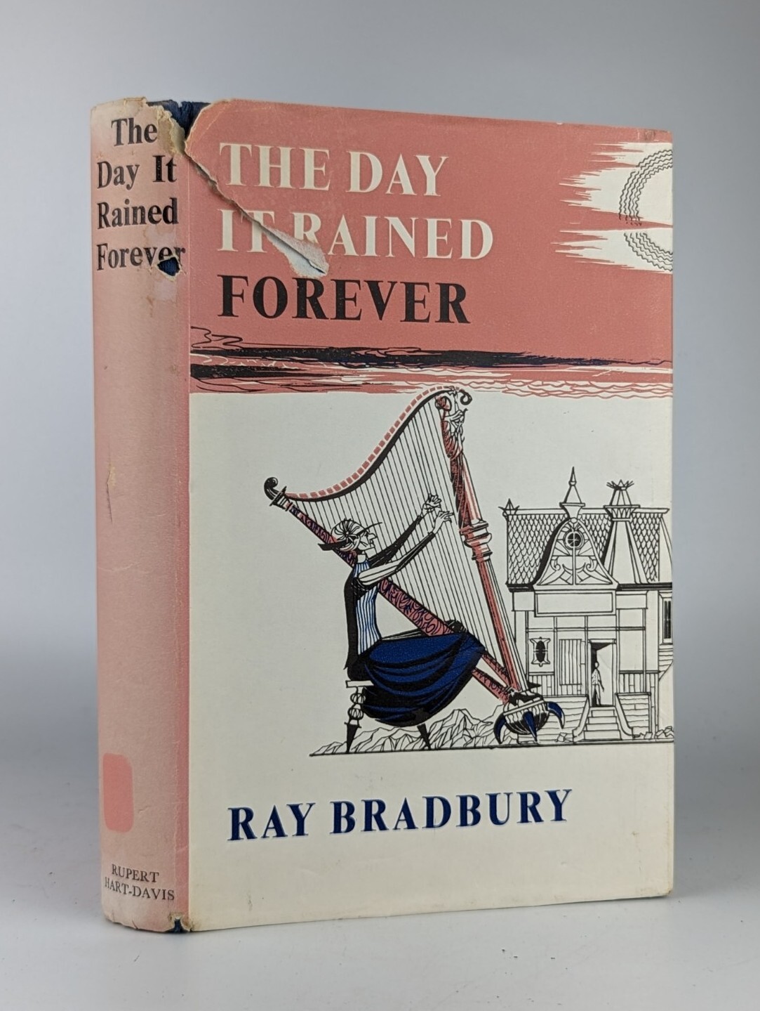 The Day It Rained Forever by Ray Bradbury 1966 1st Edition 3rd Printing HC Book