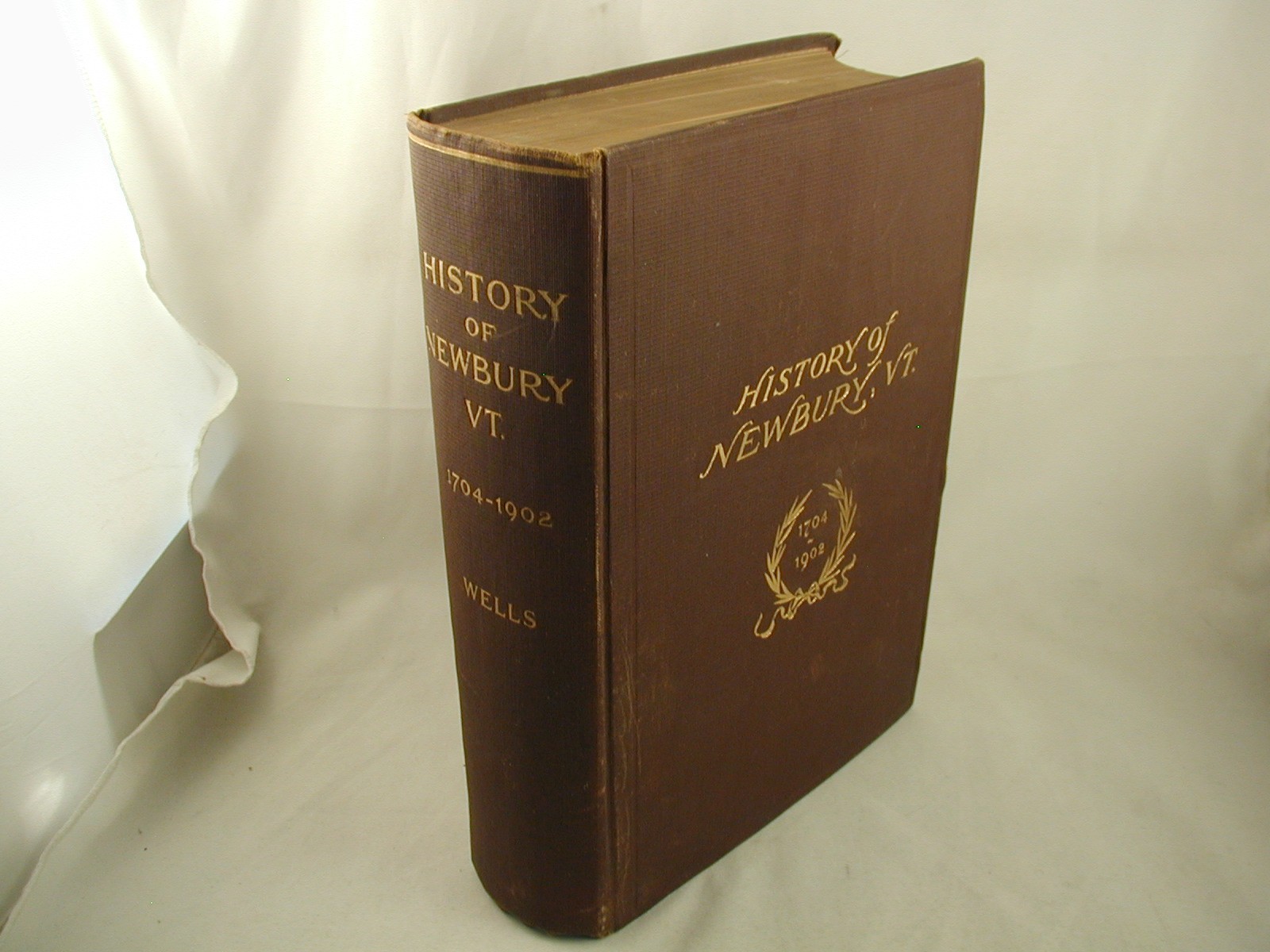 History of Newbury Vermont 1704-1902 Frederic P Wells Genealogy of Many Families