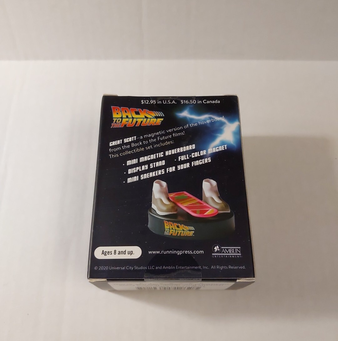 BACK TO THE FUTURE – Mini Magnetic Hoverboard & Sneakers – RP Running Press NEW