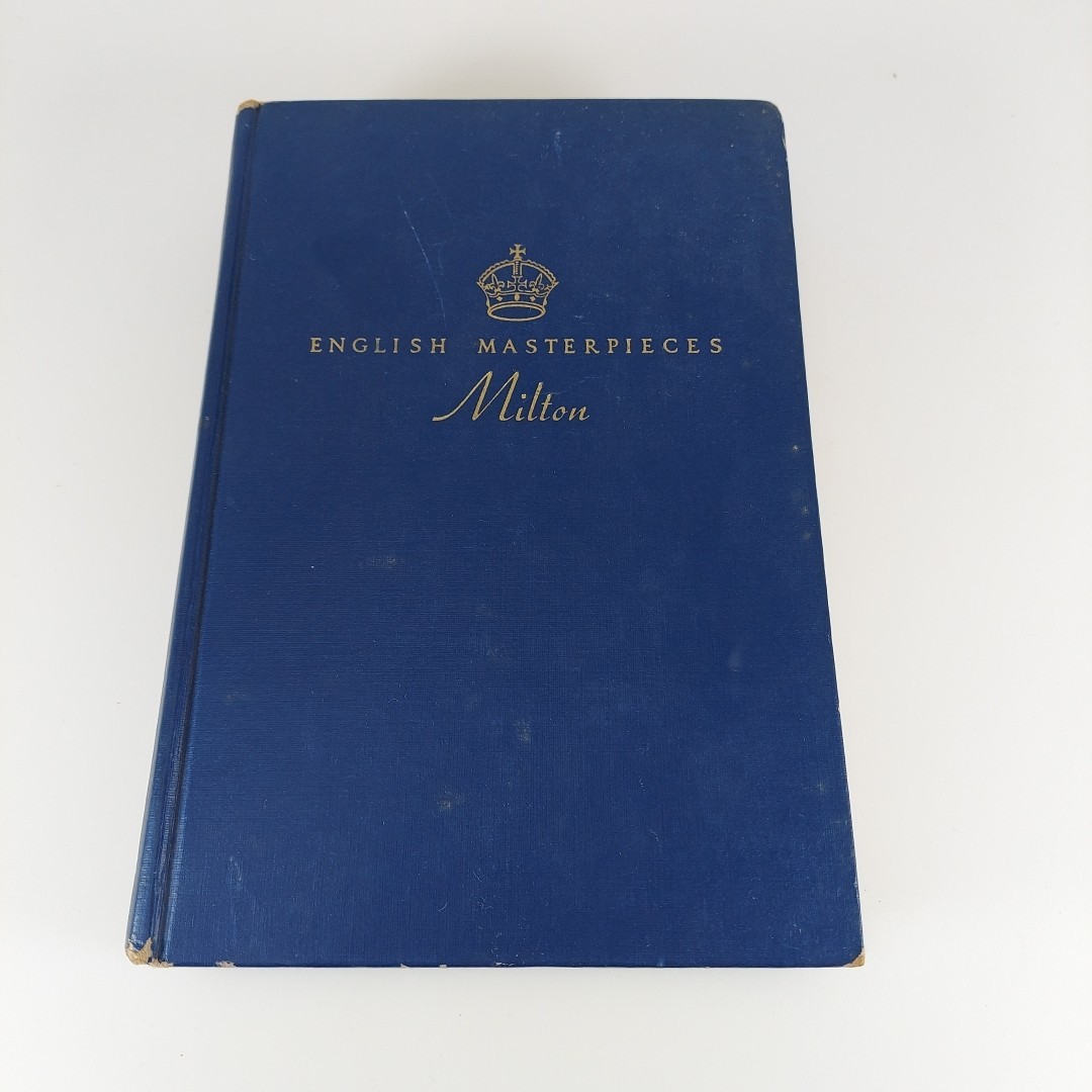 English Masterpieces Vol IV Milton, Maynard Mack 1953 Prentice-Hall HC