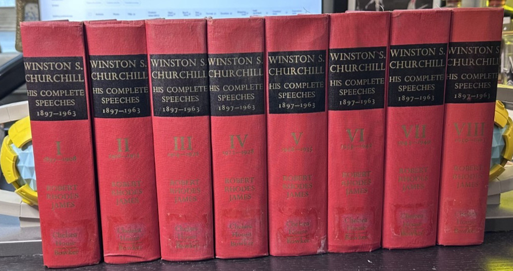 1974 Complete Speeches of Winston S. Churchill Robert Rhodes James Complete Set