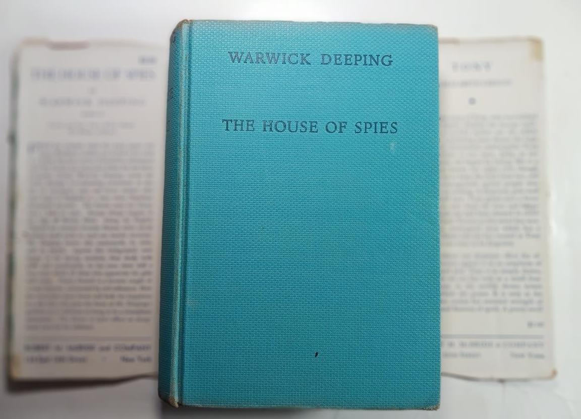 THE HOUSE OF SPIES WARWICK DEEPING 1938 ROBERT M MCBRIDE FIRST ED DJ NAPOLEON